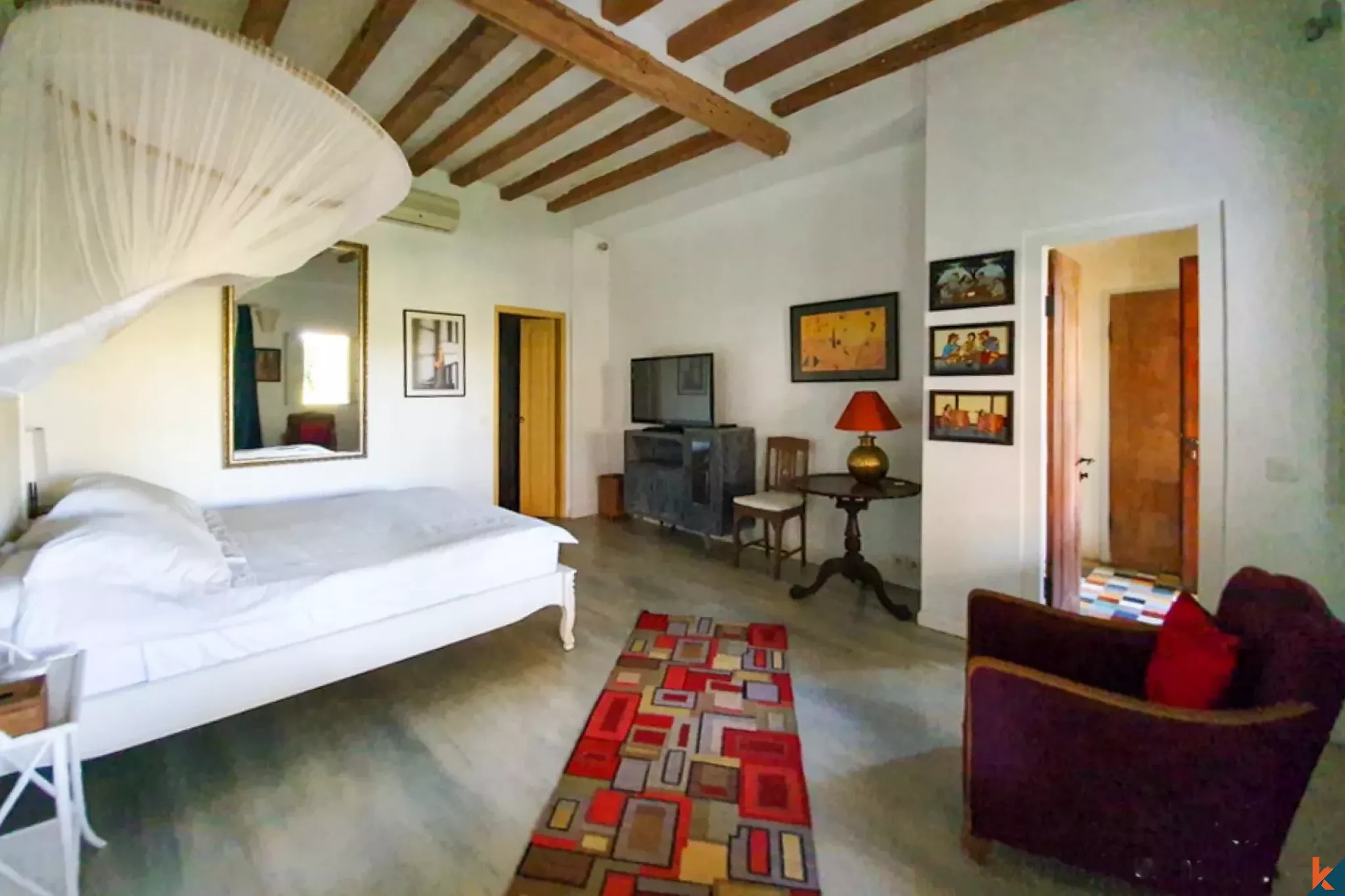 Élégante villa de quatre chambres à coucher en location à Umalas, quartier privilégié