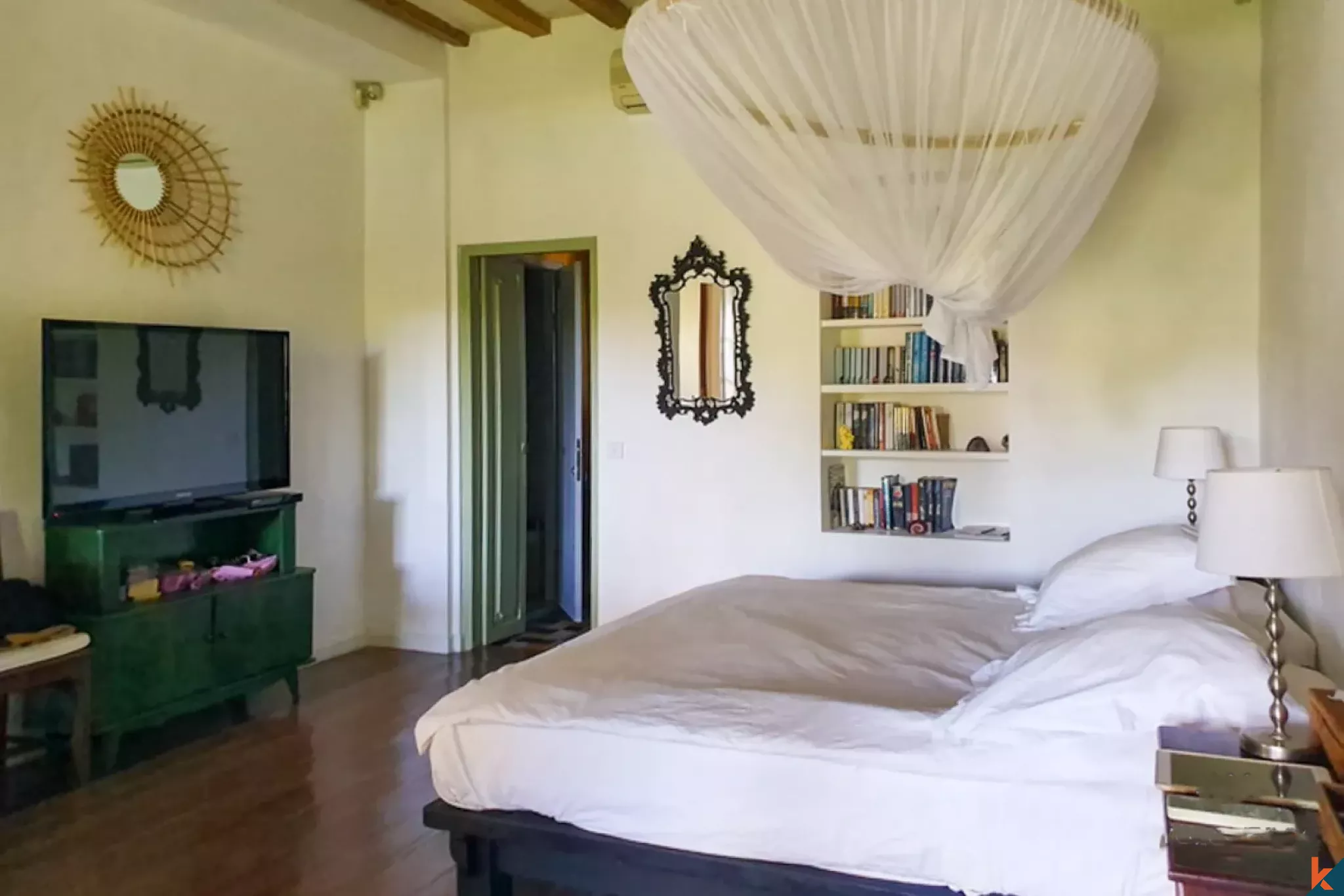 Élégante villa de quatre chambres à coucher en location à Umalas, quartier privilégié