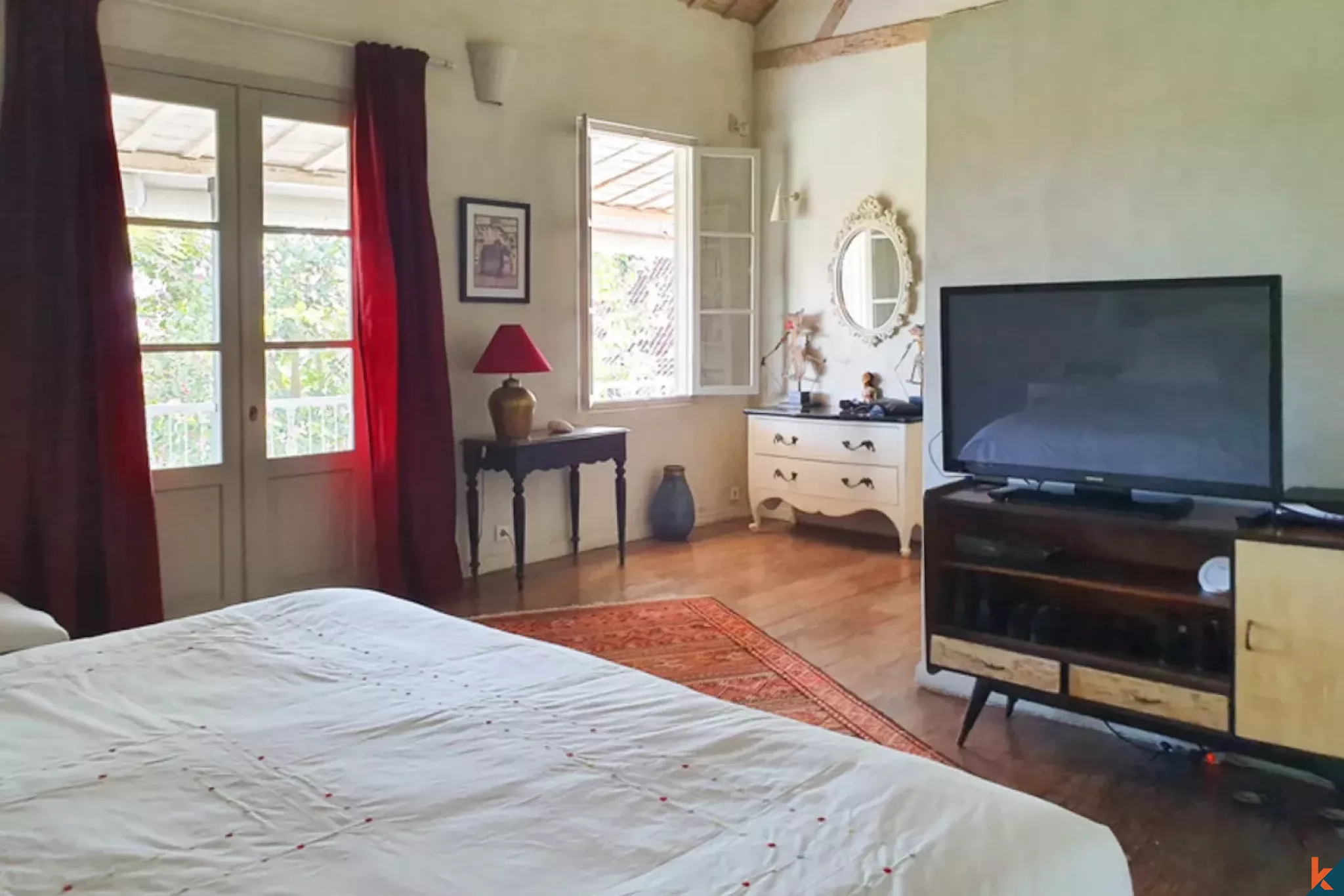 Élégante villa de quatre chambres à coucher en location à Umalas, quartier privilégié