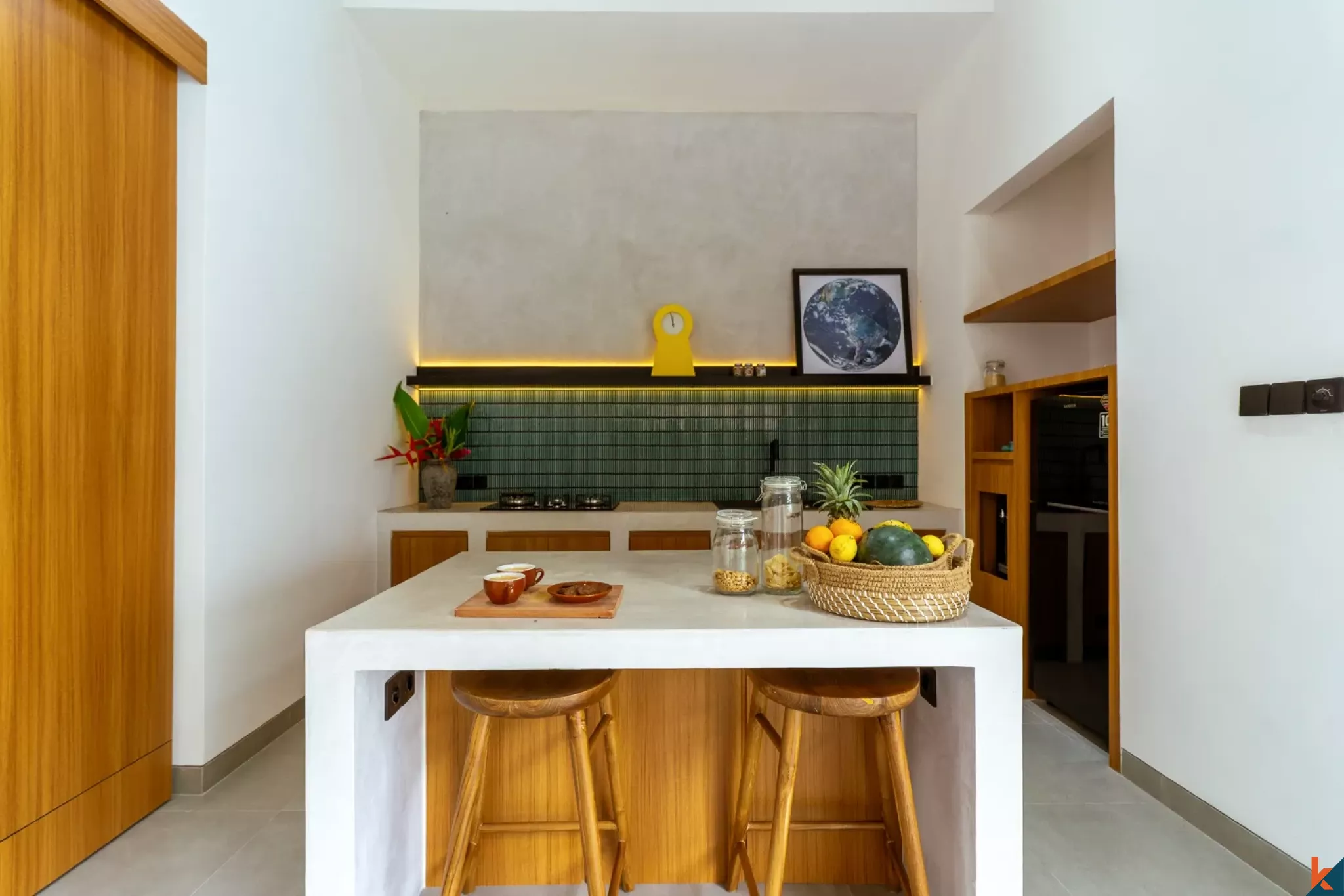 Superbe villa de deux chambres à louer avec un design balinais moderne à Ubud