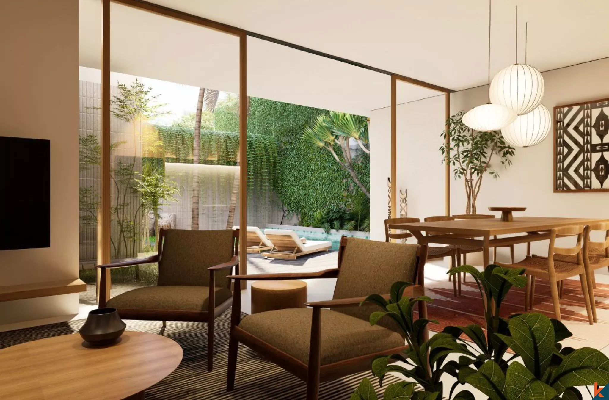 Upcoming Modern Tropical 3-Bedroom Villa Oasis in Berawa