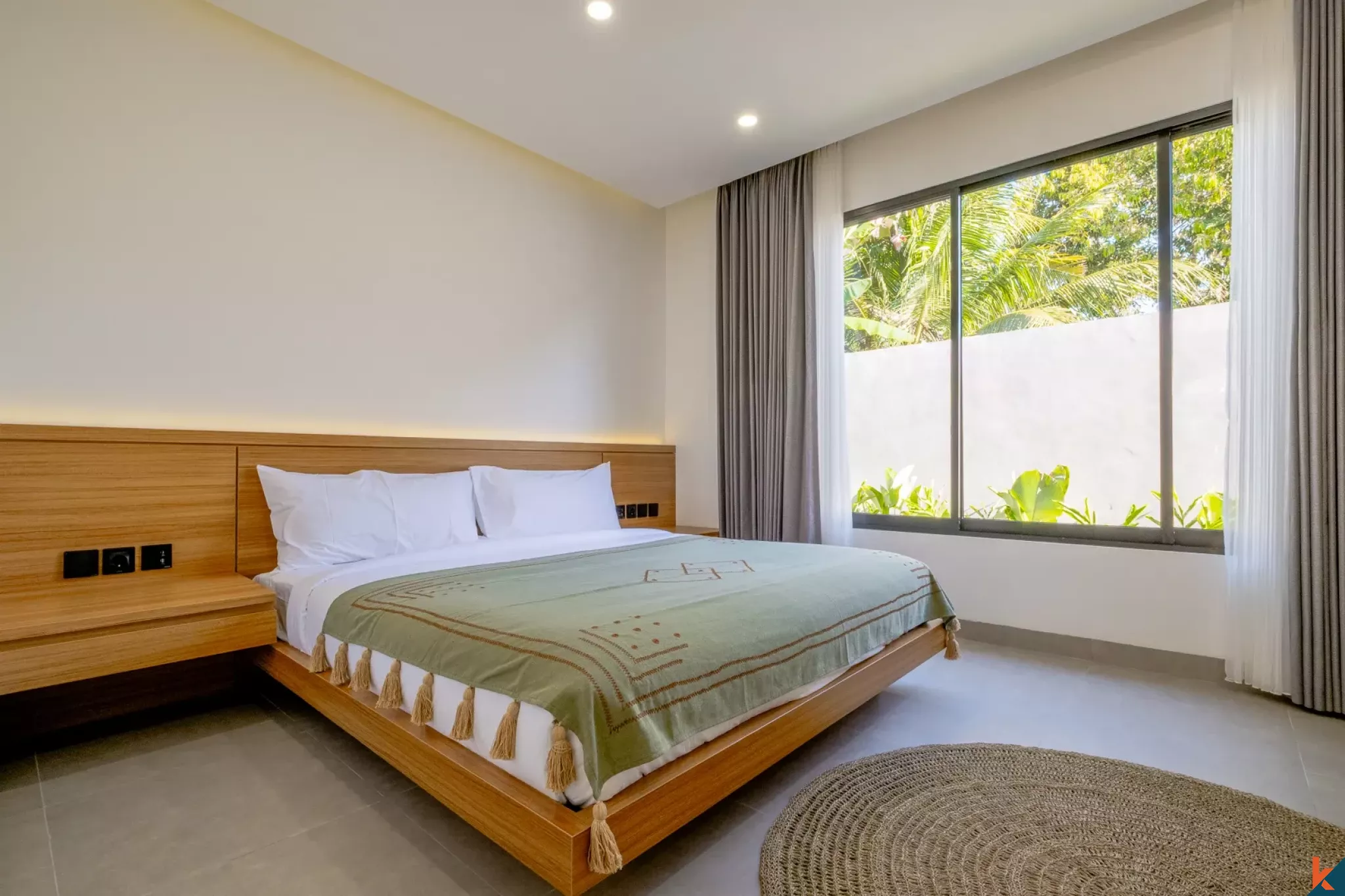 Elegant three bedroom modern balinese villa for lease in Ubud