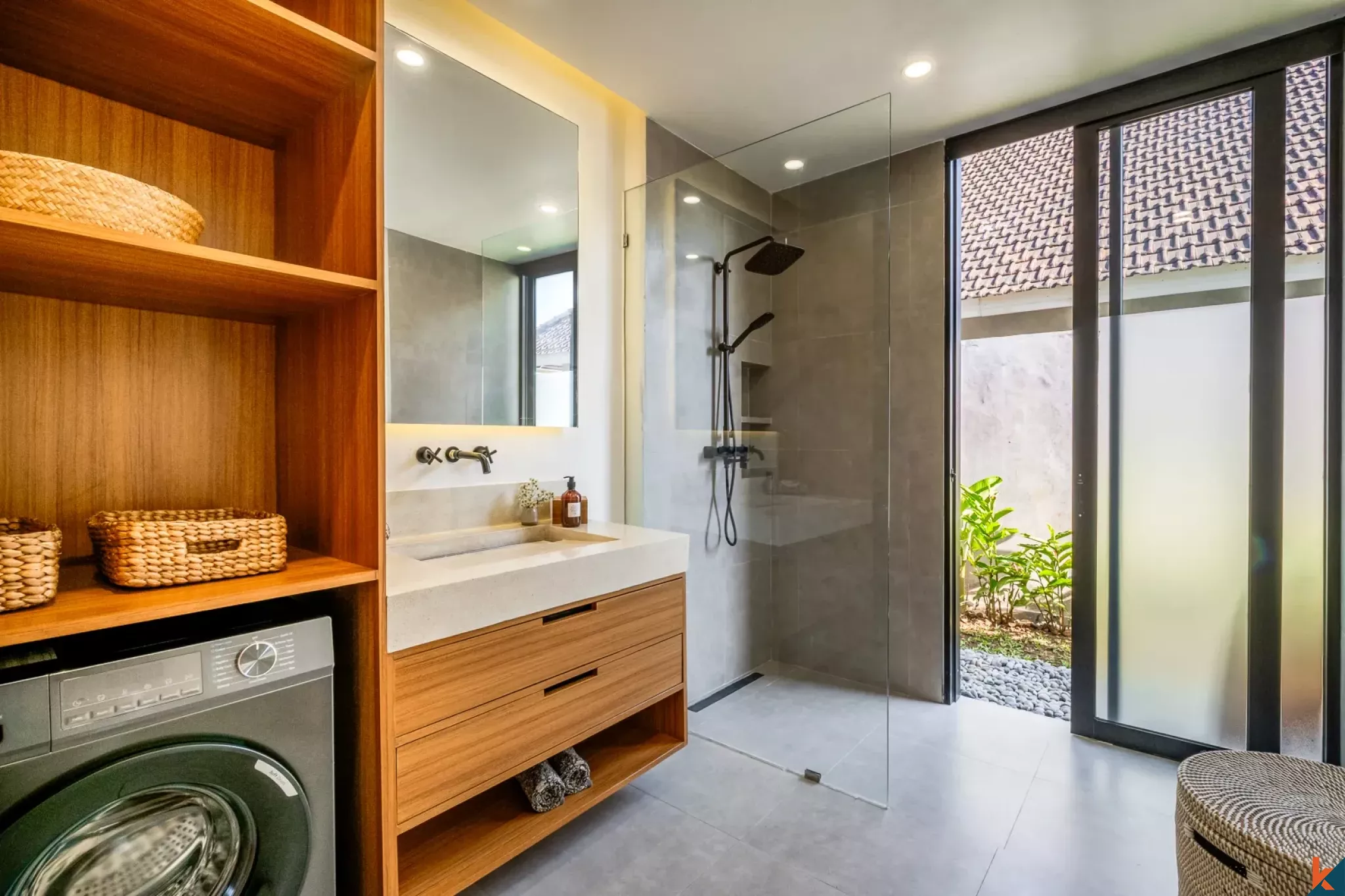 Elegant three bedroom modern balinese villa for lease in Ubud