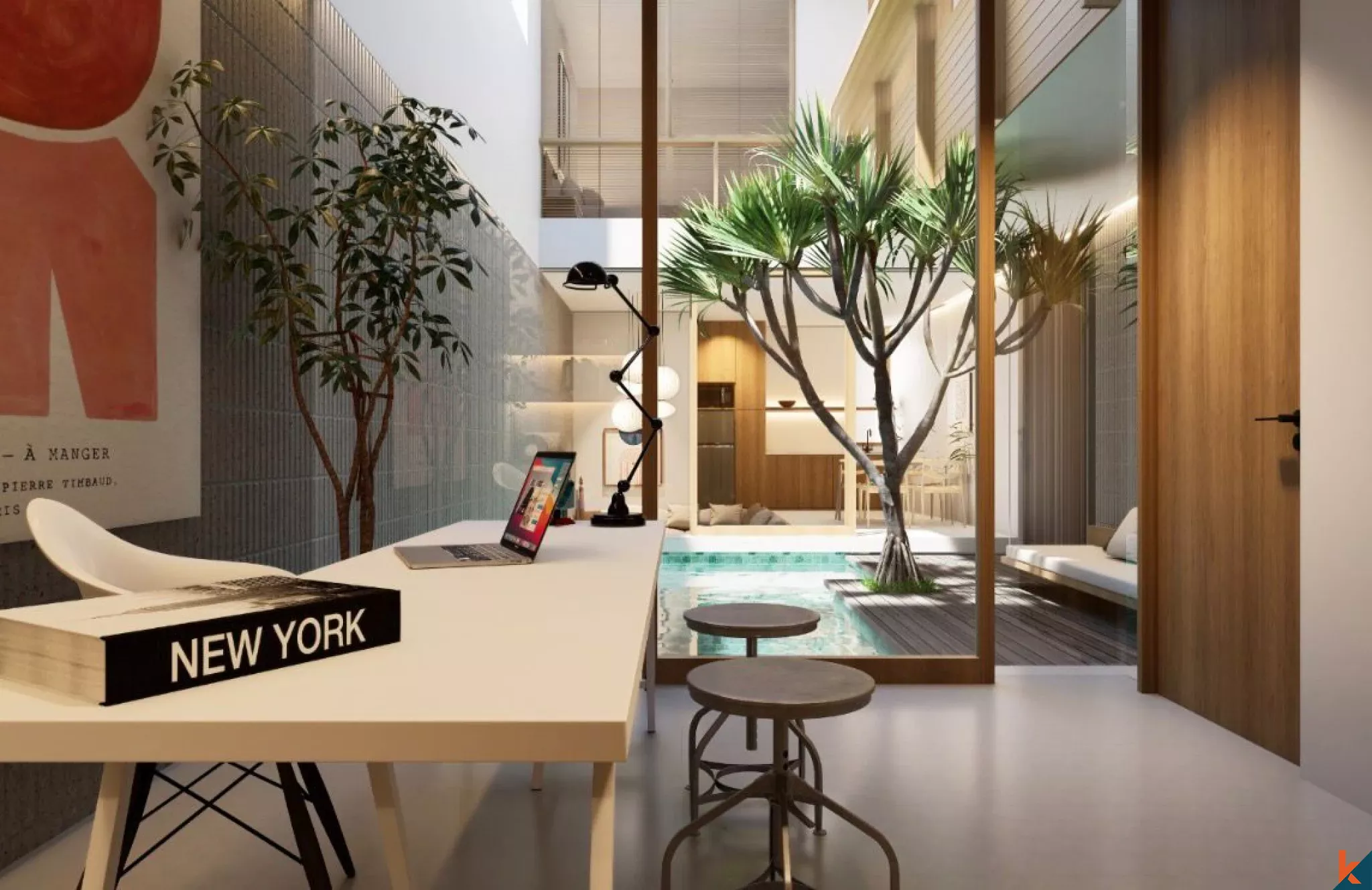 Upcoming Tropical Elegance: 3-Bedroom Villa with Private Pool in Berawa