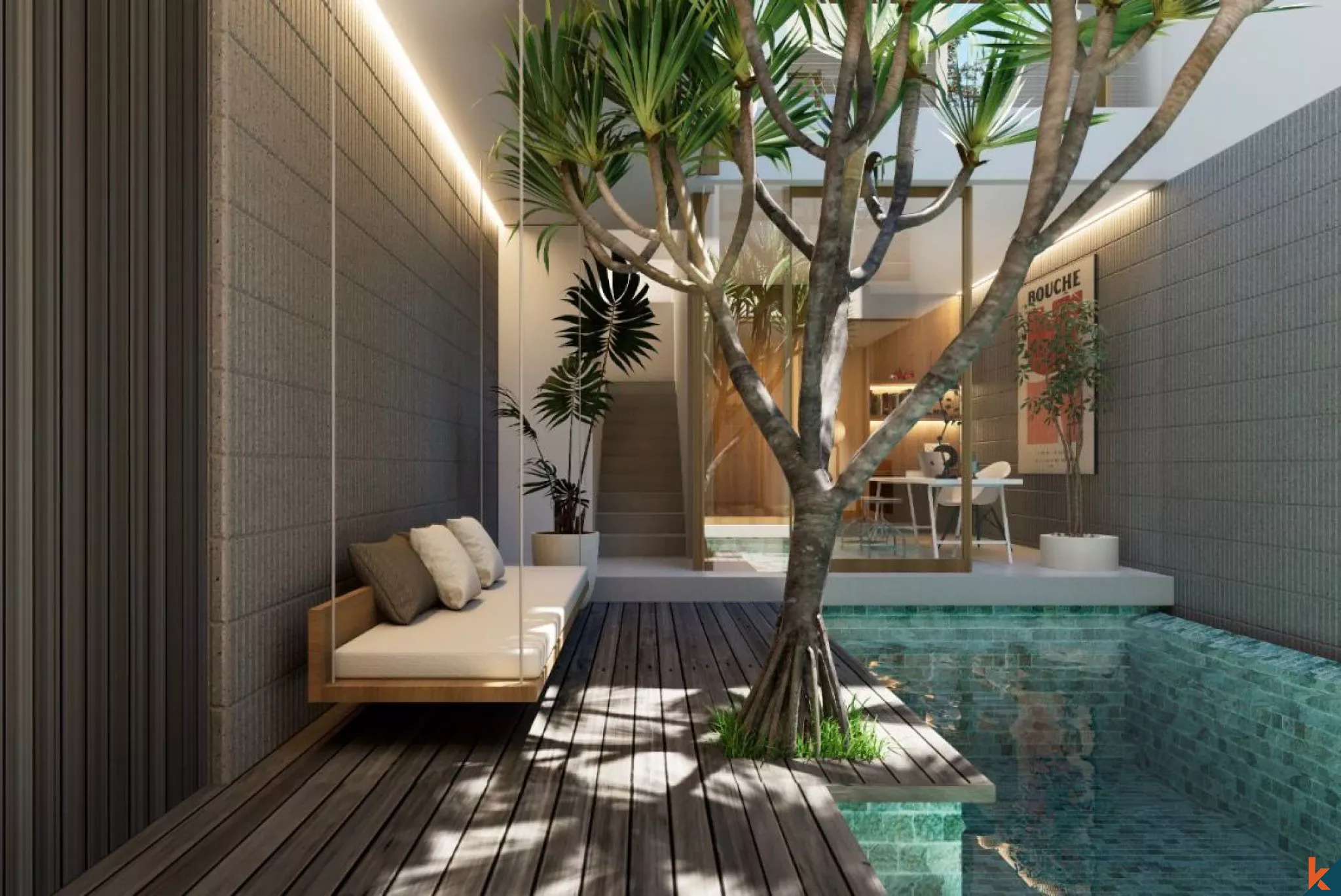 Upcoming Tropical Elegance: 3-Bedroom Villa with Private Pool in Berawa