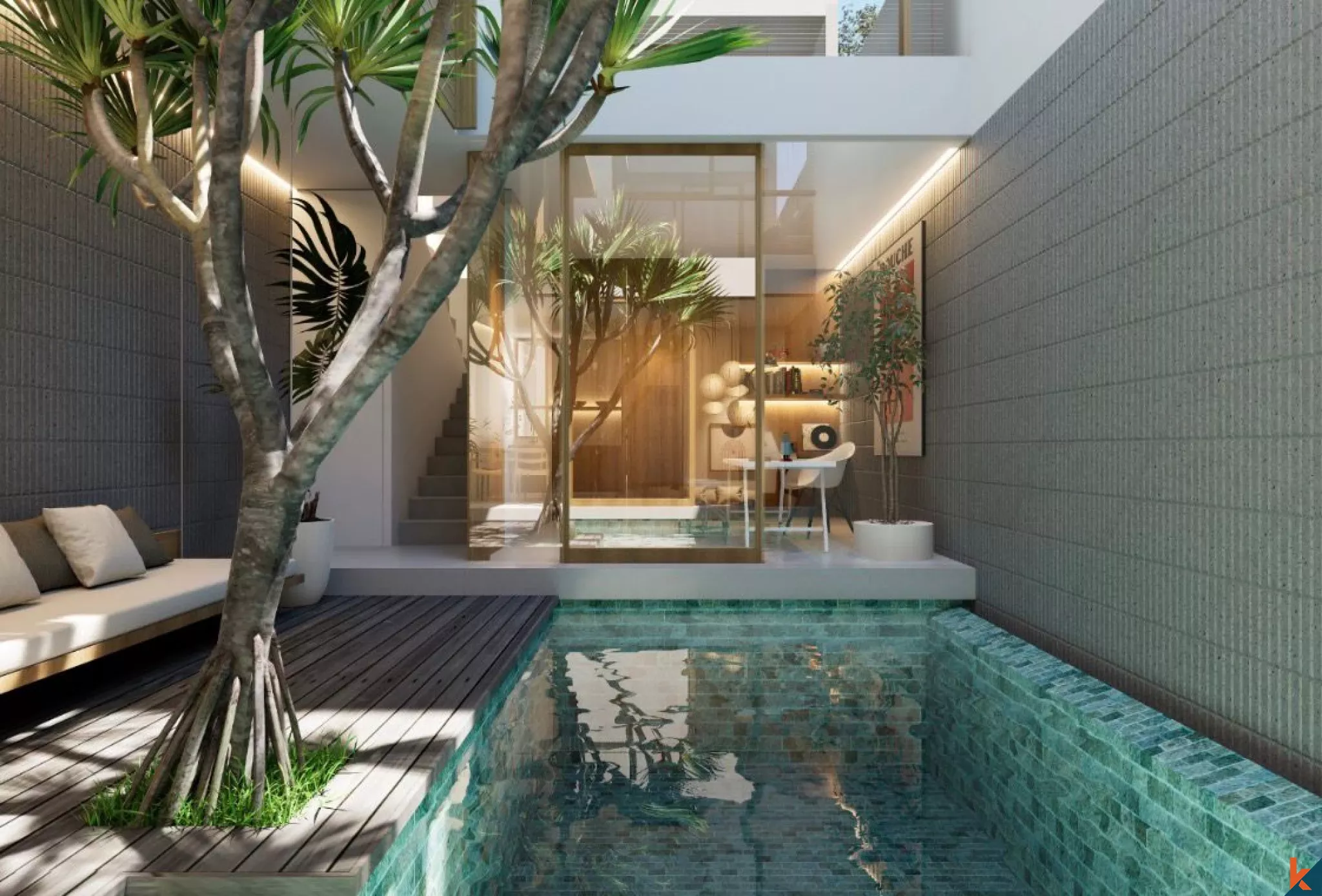 Upcoming Tropical Elegance: 3-Bedroom Villa with Private Pool in Berawa