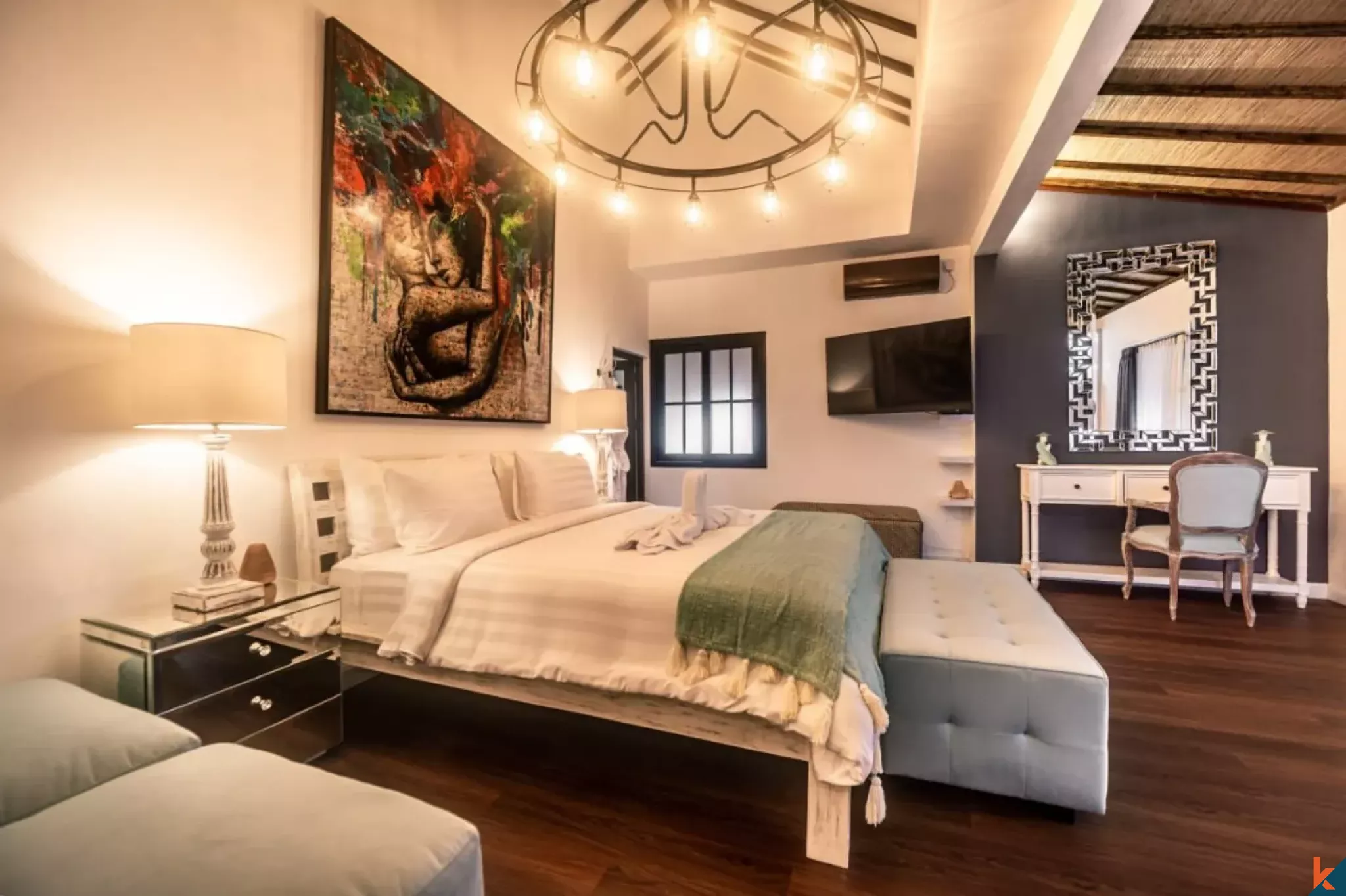 Apartemen Dua Kamar Tidur yang Elegan dengan Sewa Jangka Panjang di Padonan