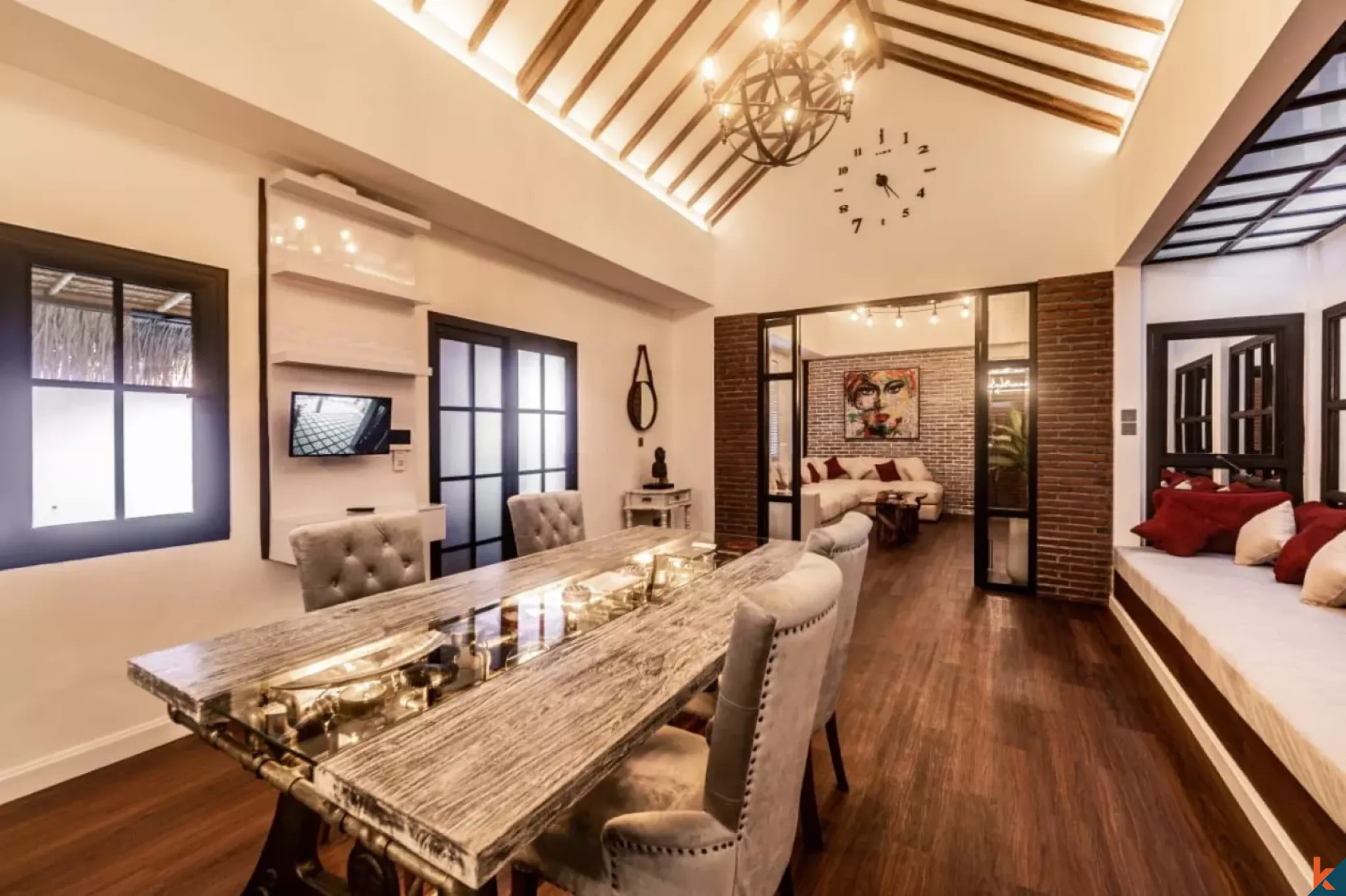 Apartemen Dua Kamar Tidur yang Elegan dengan Sewa Jangka Panjang di Padonan