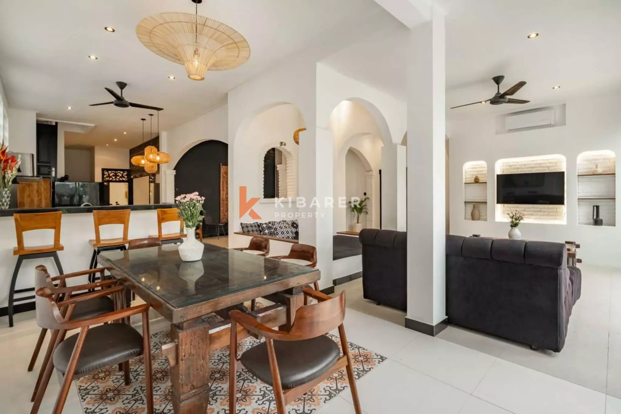 Prime Petitenget Three Bedroom Villa – Enclosed Living, Garden & Gazebo (Minimum 2 Years)