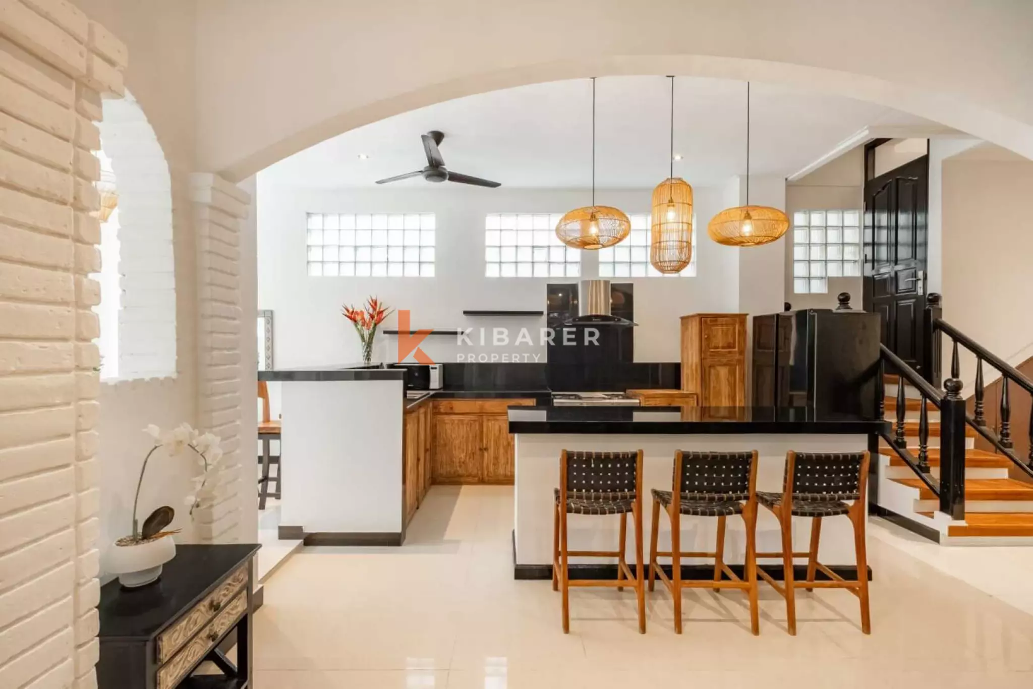 Prime Petitenget Three Bedroom Villa – Enclosed Living, Garden & Gazebo (Minimum 2 Years)