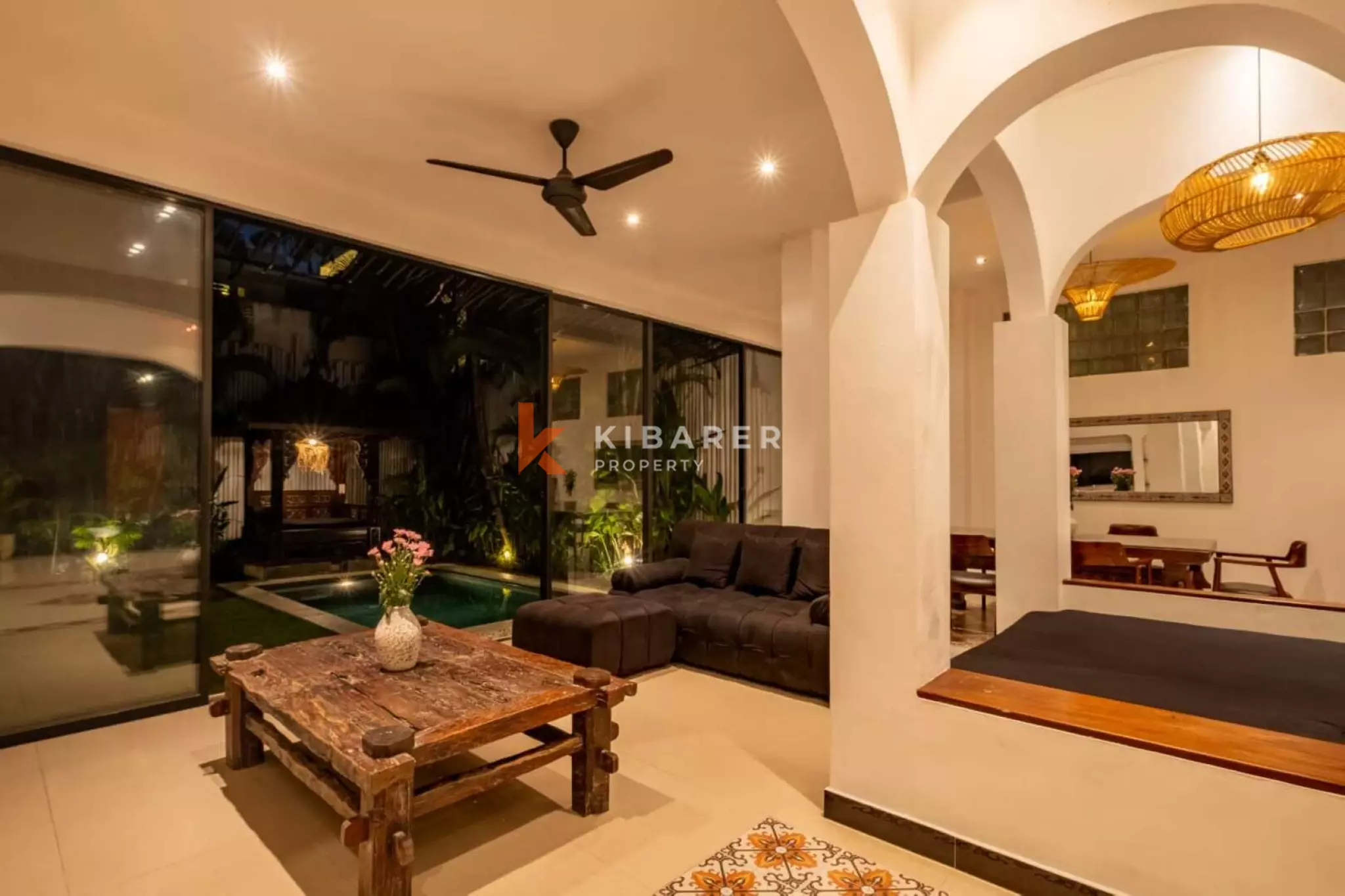 Prime Petitenget Three Bedroom Villa – Enclosed Living, Garden & Gazebo (Minimum 2 Years)