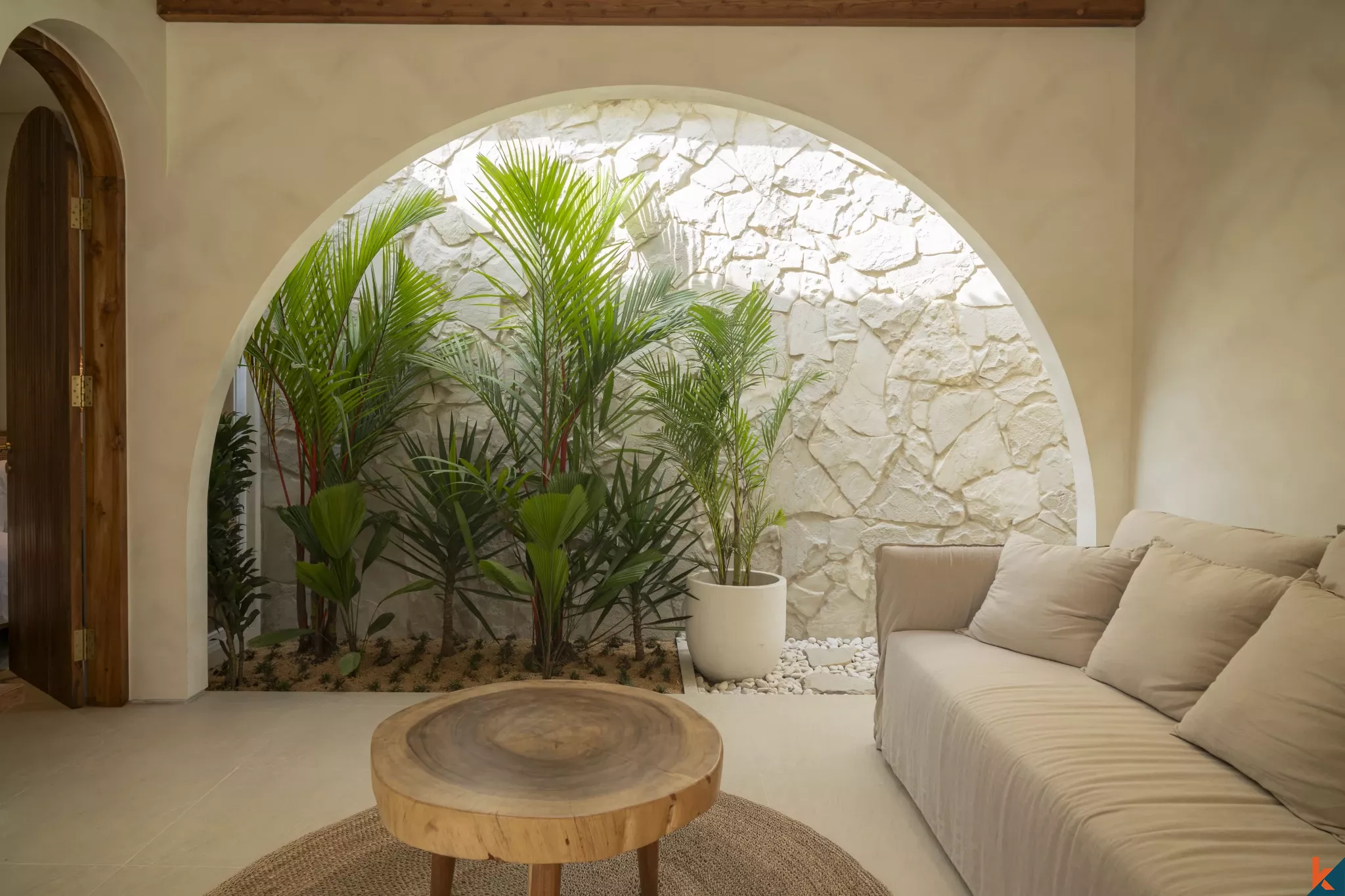 Vila Mediterania 2 Kamar Tidur yang Tenang di Tibubeneng