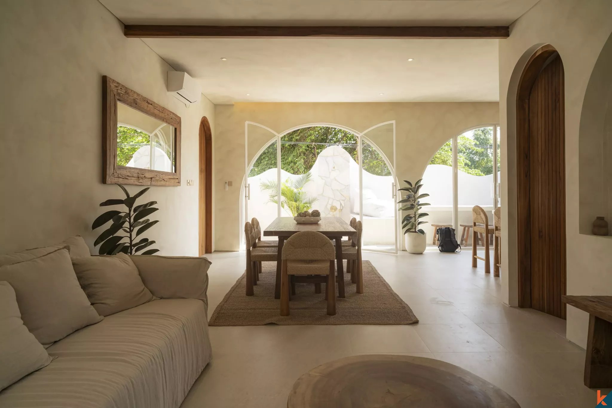 Vila Mediterania 2 Kamar Tidur yang Tenang di Tibubeneng