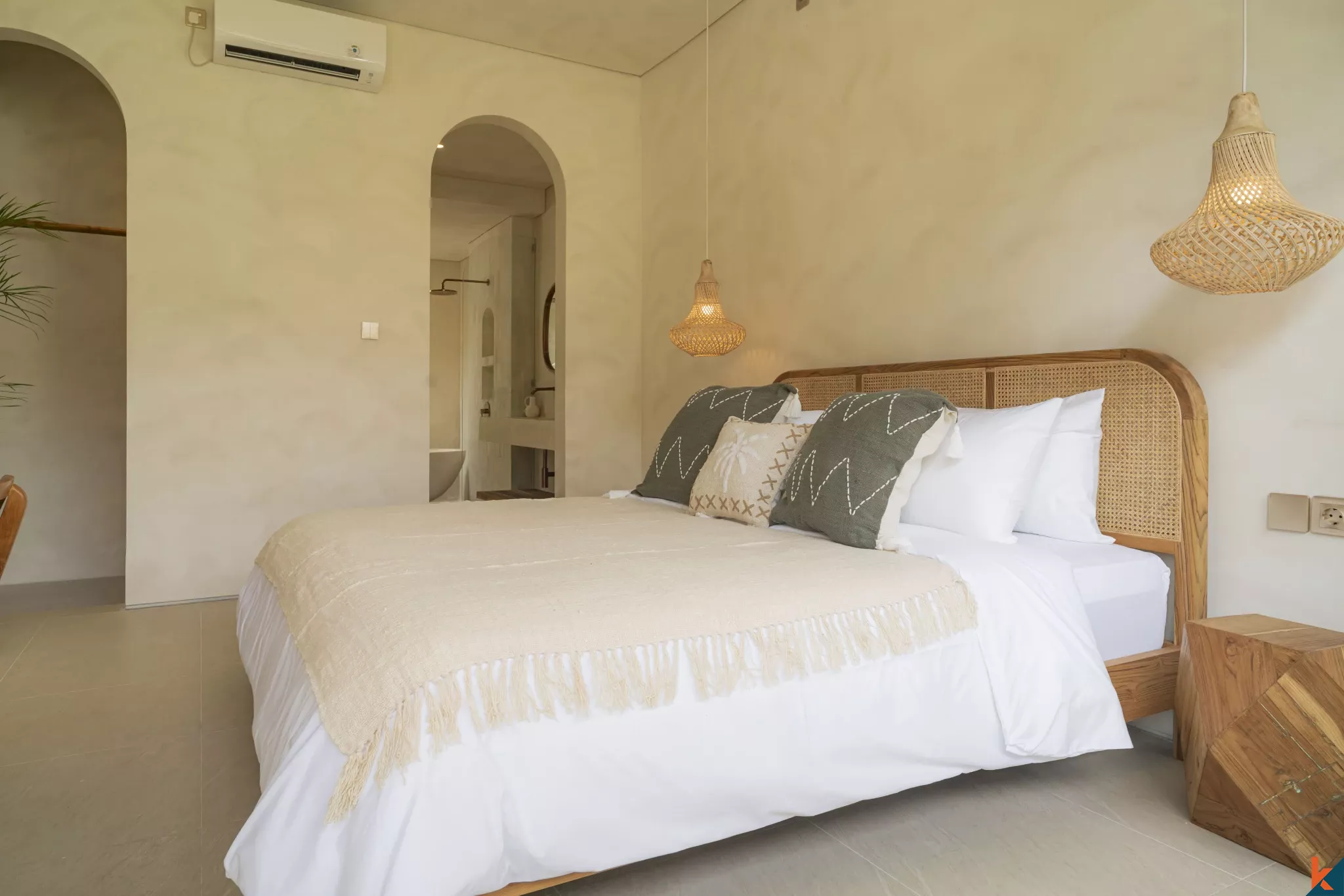 Vila Mediterania 2 Kamar Tidur yang Tenang di Tibubeneng