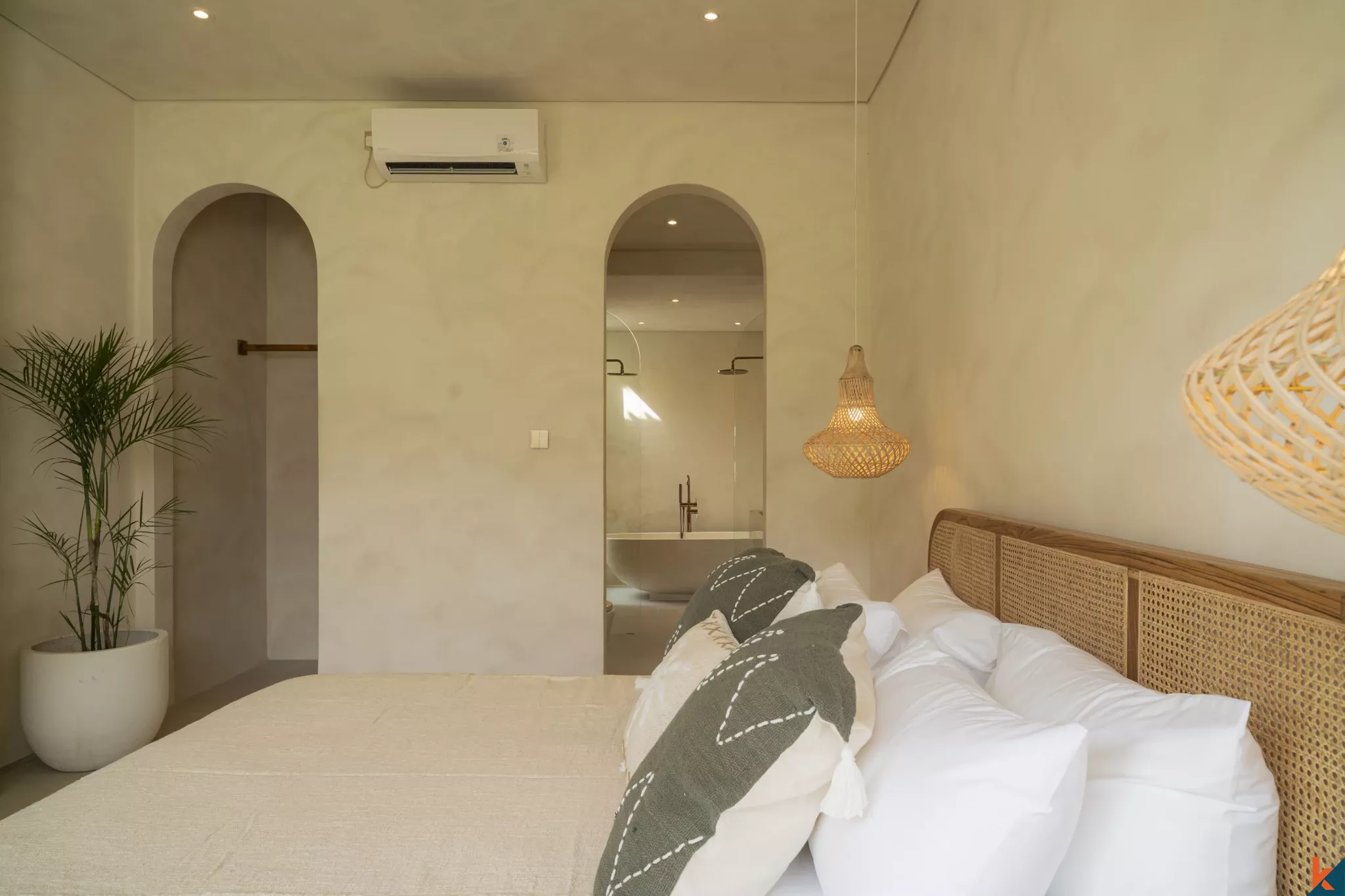 Vila Mediterania 2 Kamar Tidur yang Tenang di Tibubeneng