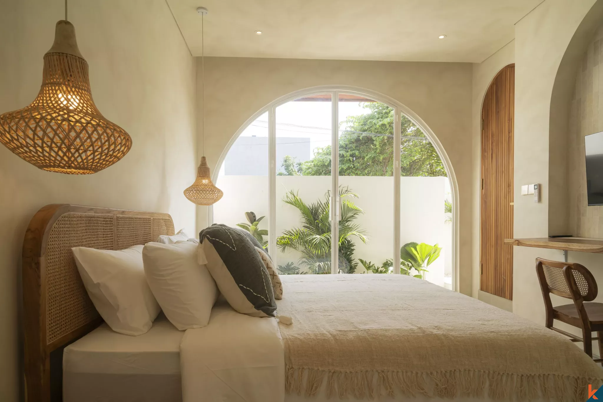 Vila Mediterania 2 Kamar Tidur yang Tenang di Tibubeneng