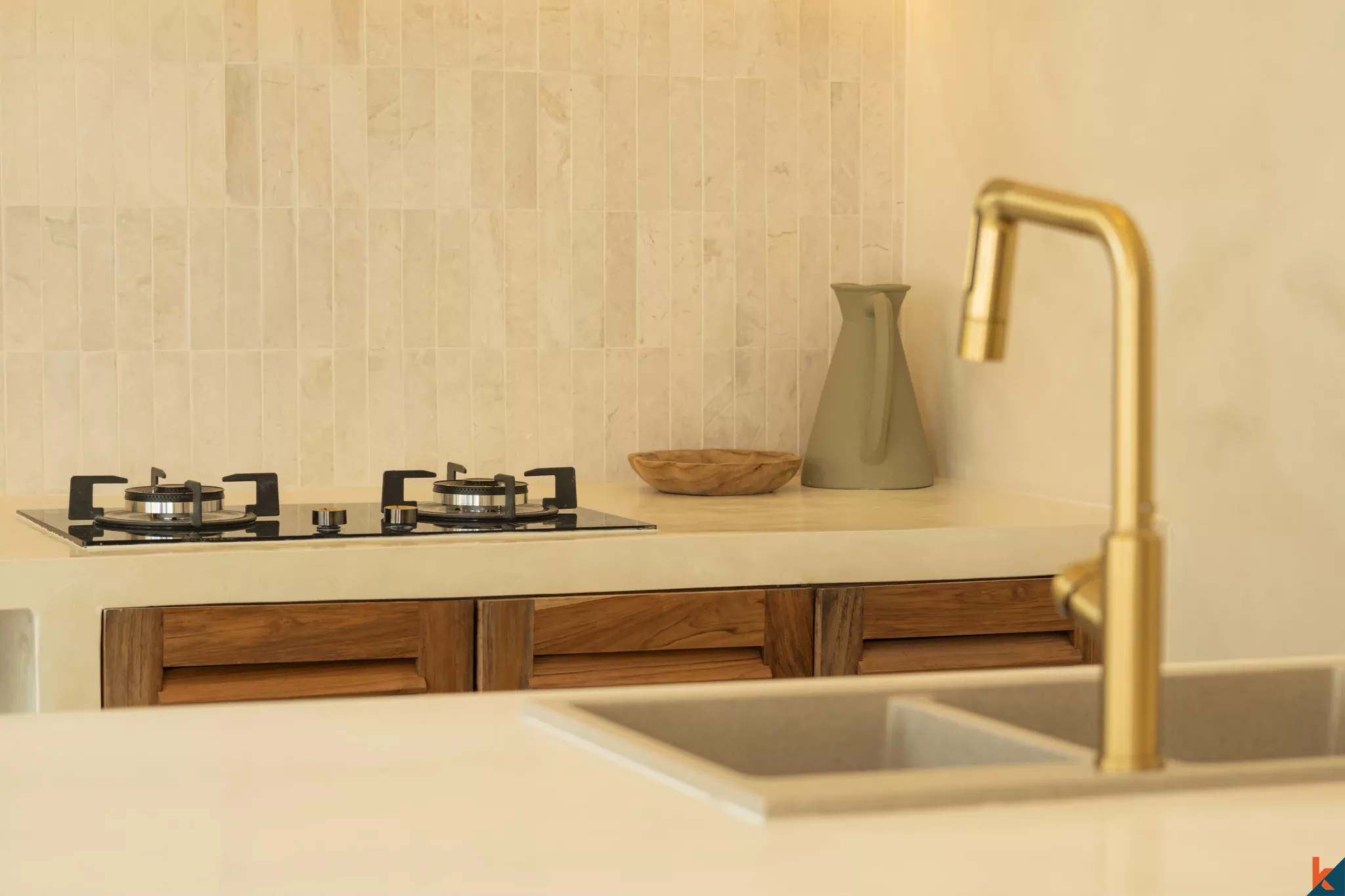 Vila Mediterania 2 Kamar Tidur yang Tenang di Tibubeneng