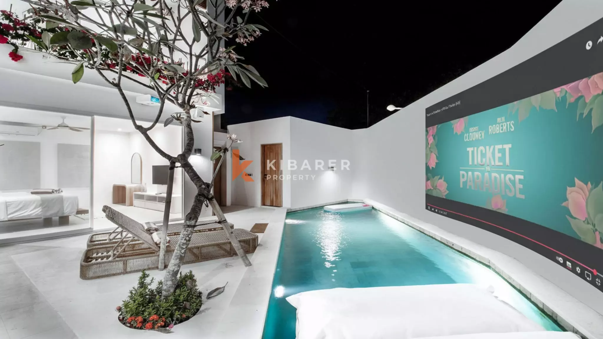 Modern Three-Bedroom Villa with Private Gym and Poolside Cinema in Ungasan