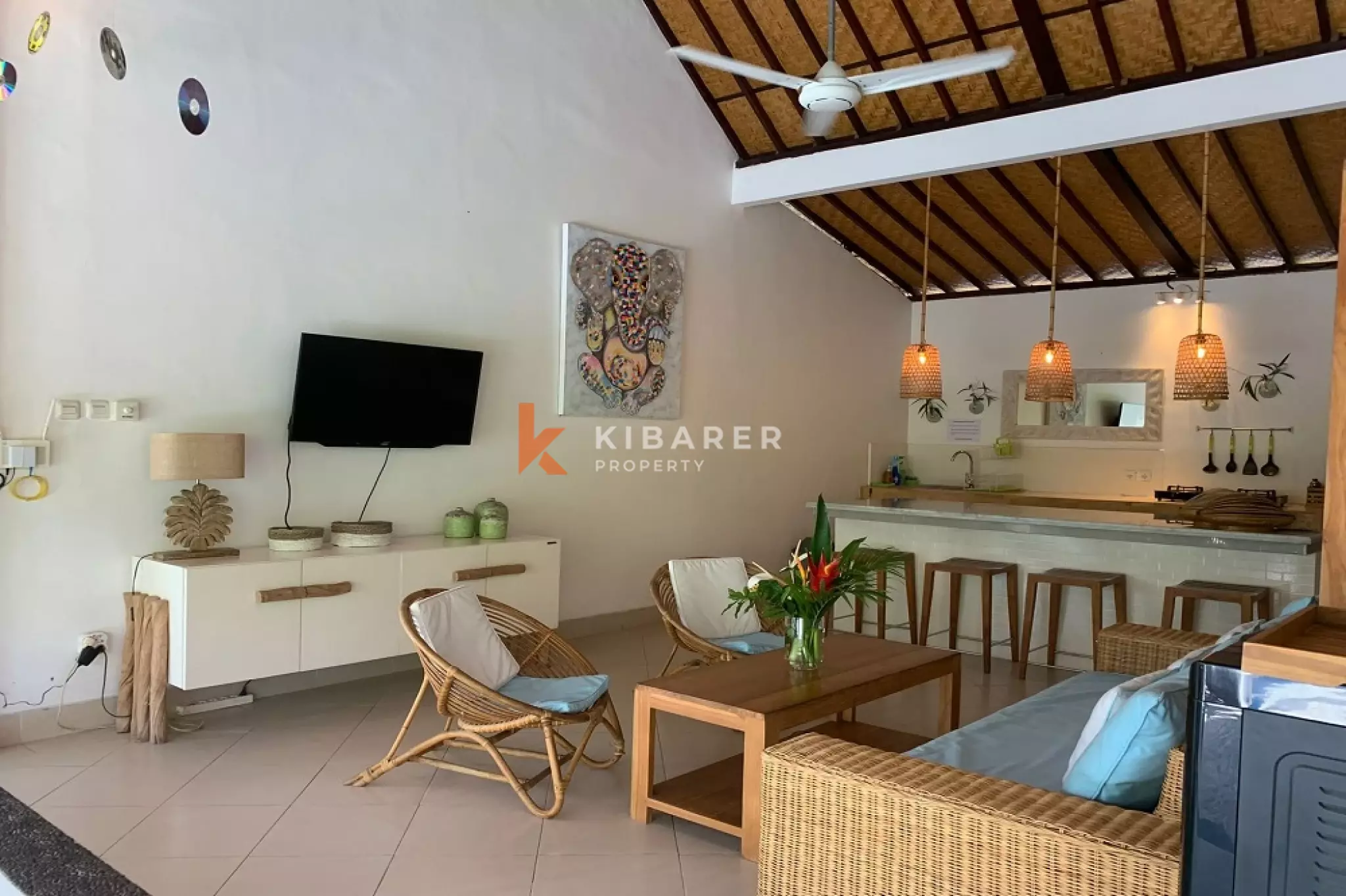 Serene Garden Two-Bedrooms with Open Living and Pool in Umalas