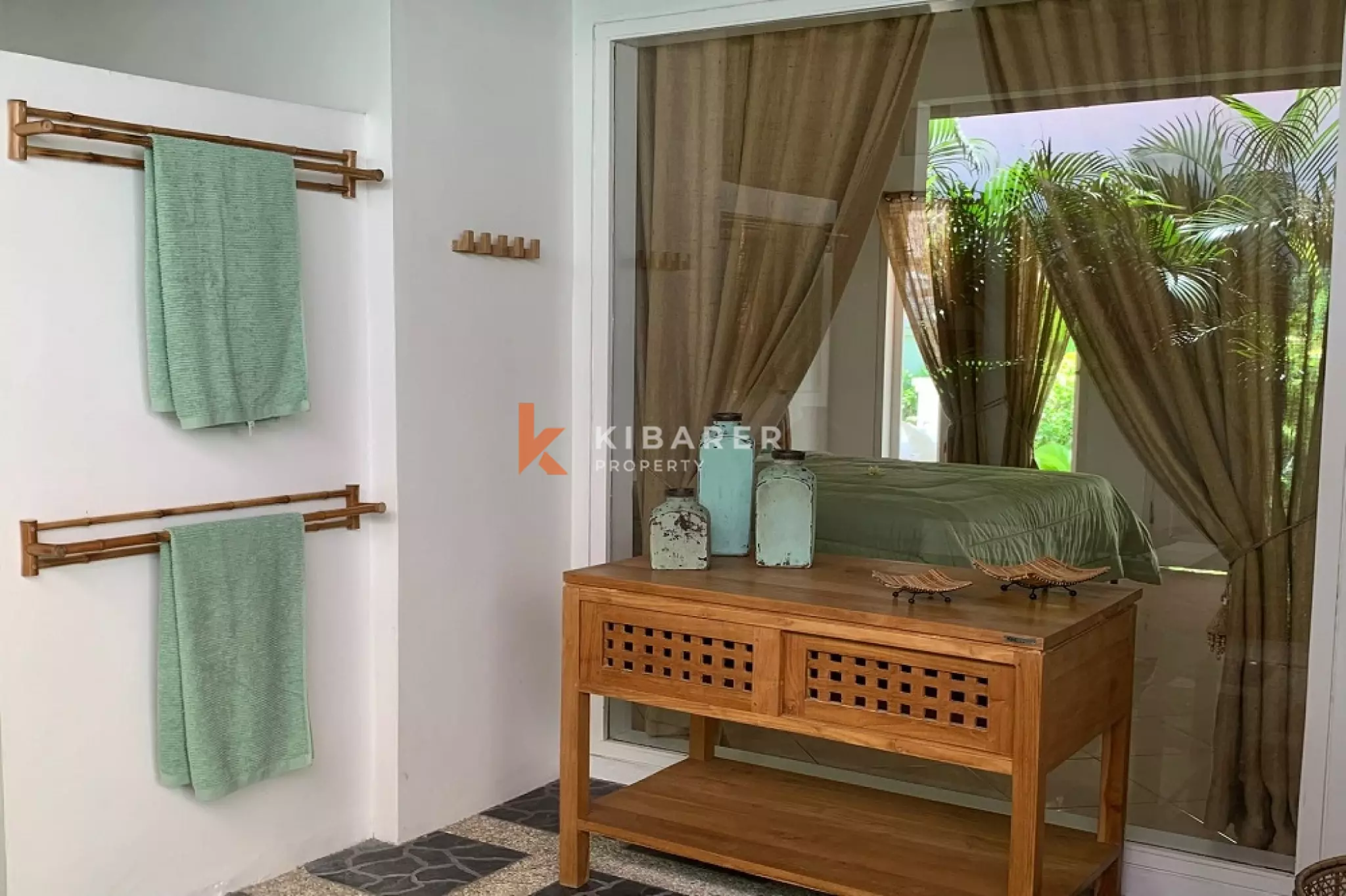 Serene Garden Two-Bedrooms with Open Living and Pool in Umalas