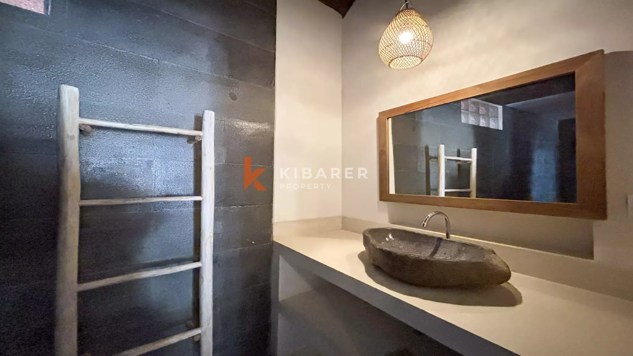 Cozy Two-Bedroom Private Pool Villa with Enclosed Living in Canggu