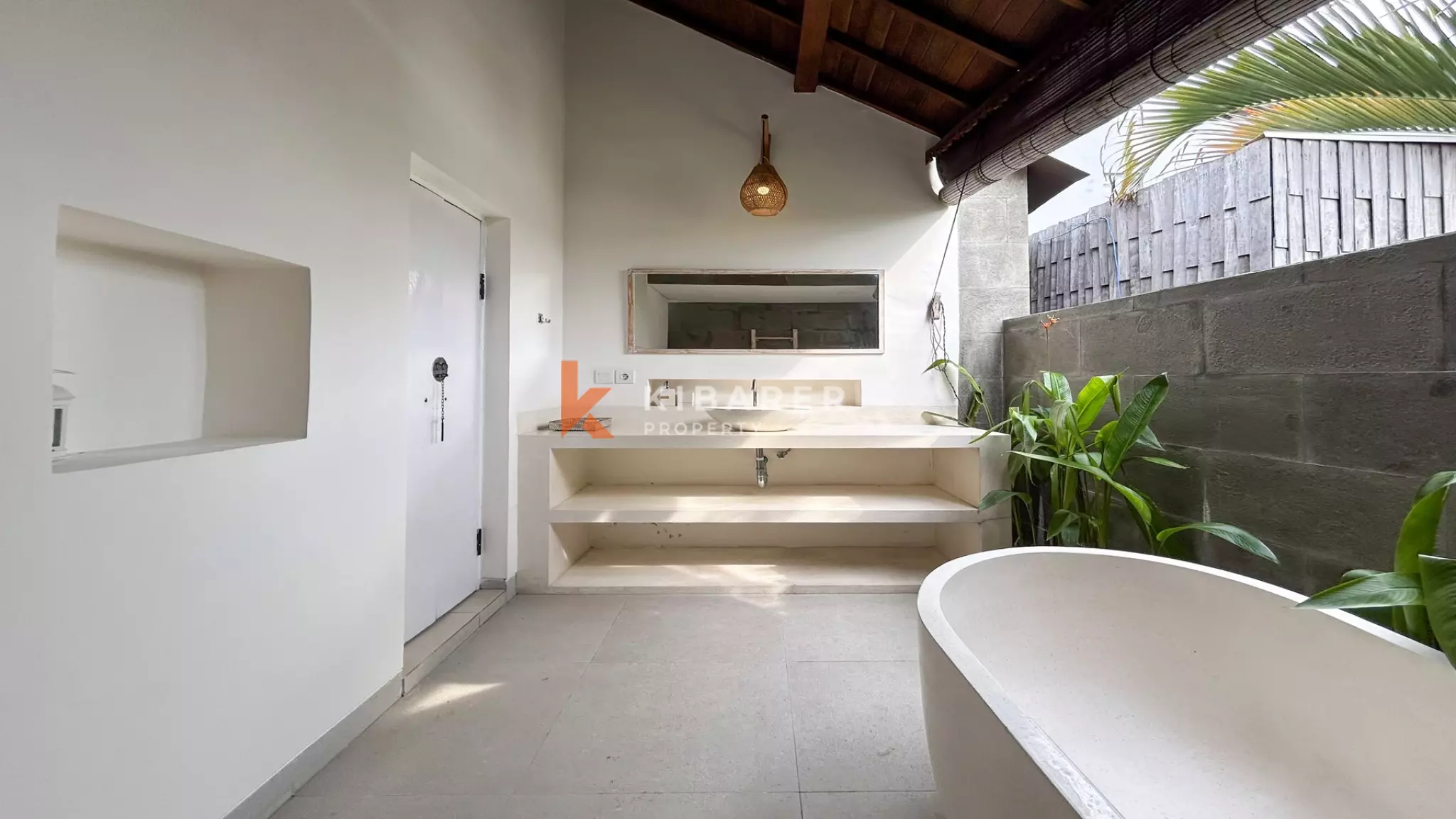 Cozy Two-Bedroom Private Pool Villa with Enclosed Living in Canggu