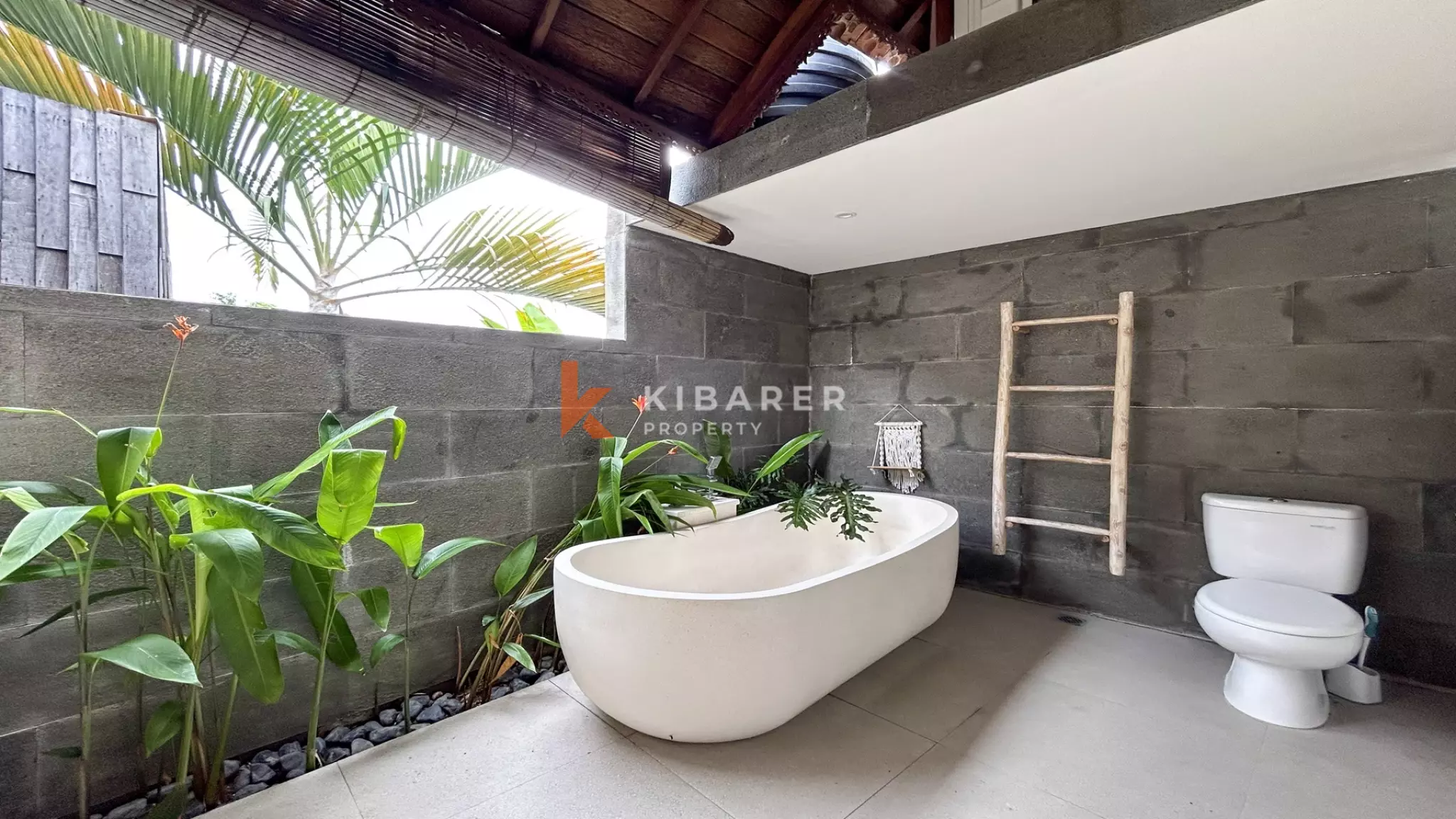 Cozy Two-Bedroom Private Pool Villa with Enclosed Living in Canggu