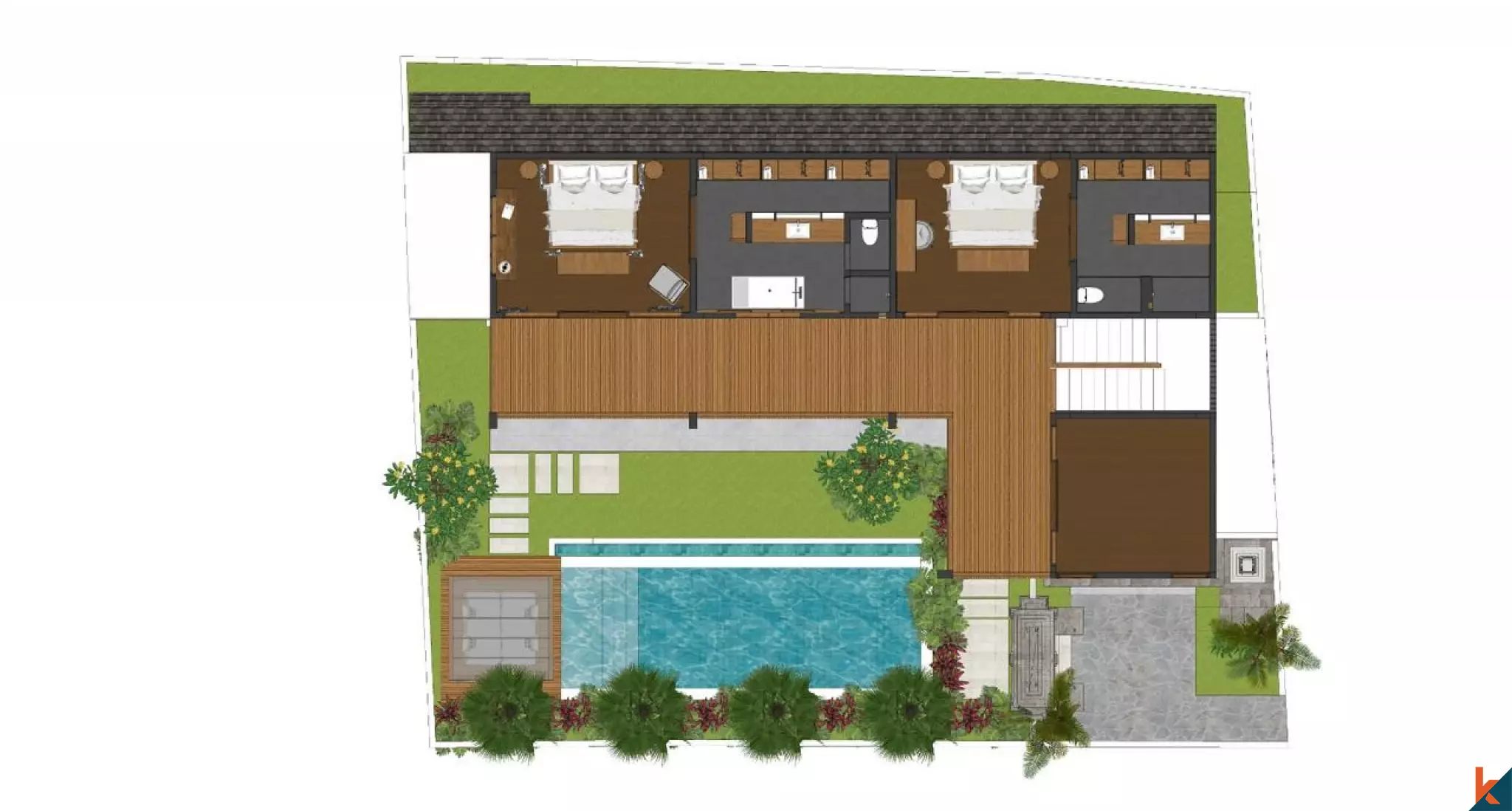 Good leasehold land with villa project available in the heart of Seminyak