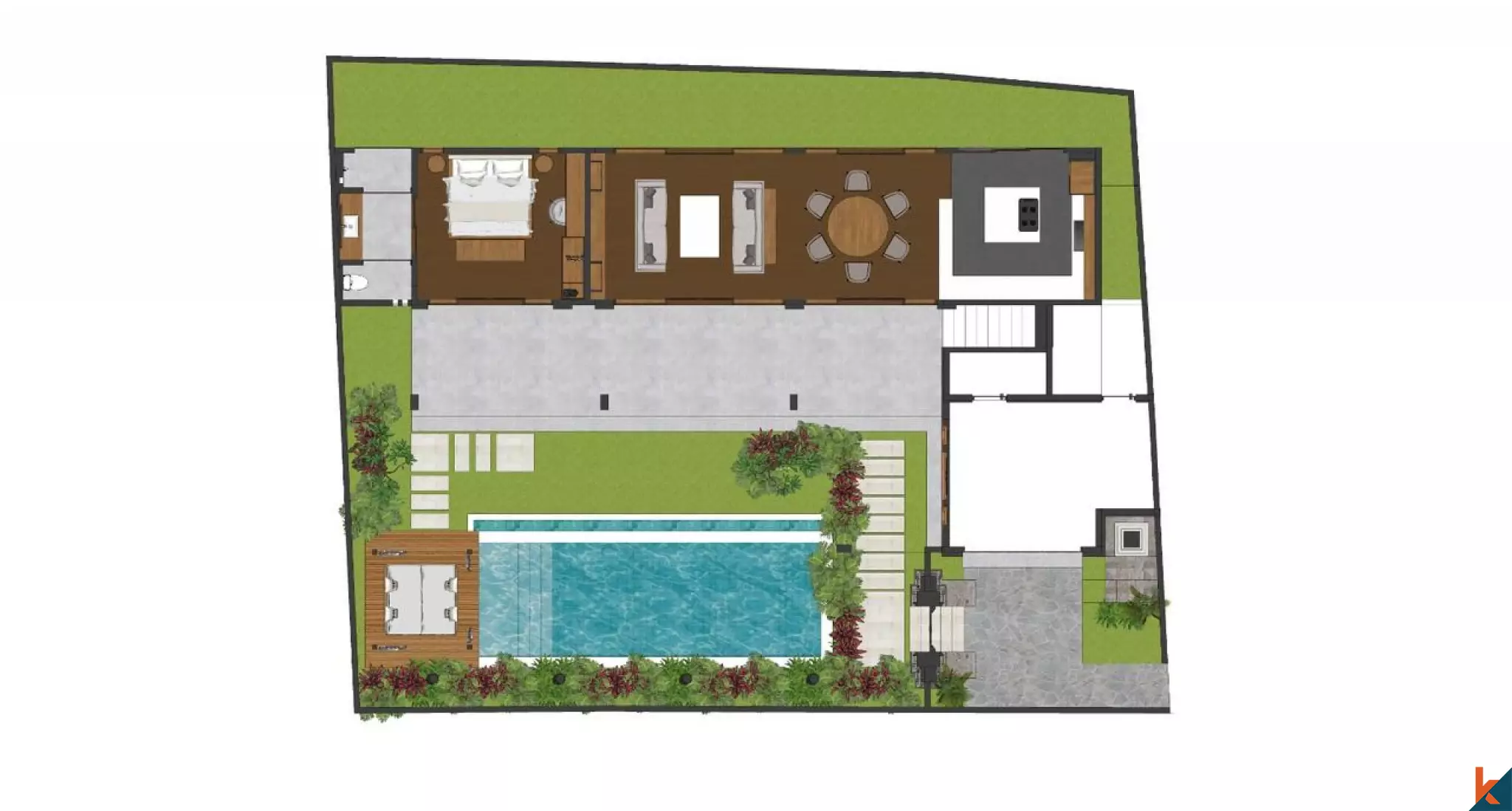 Good leasehold land with villa project available in the heart of Seminyak