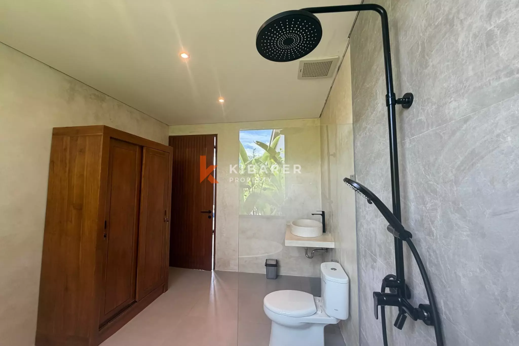 Sunken-Living Two-Bedrooms Villa with Bathtub in Peaceful Munggu