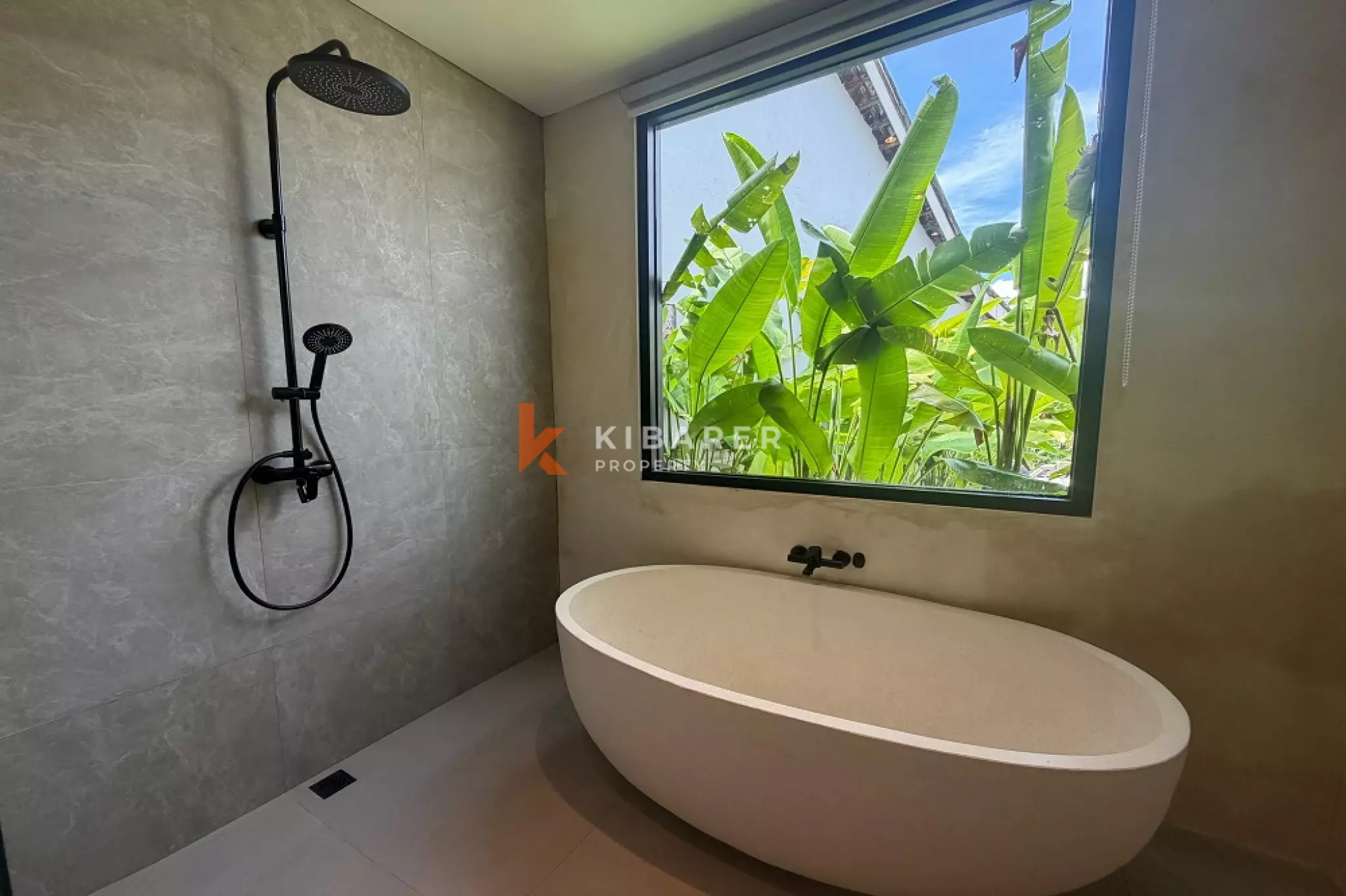 Sunken-Living Two-Bedrooms Villa with Bathtub in Peaceful Munggu