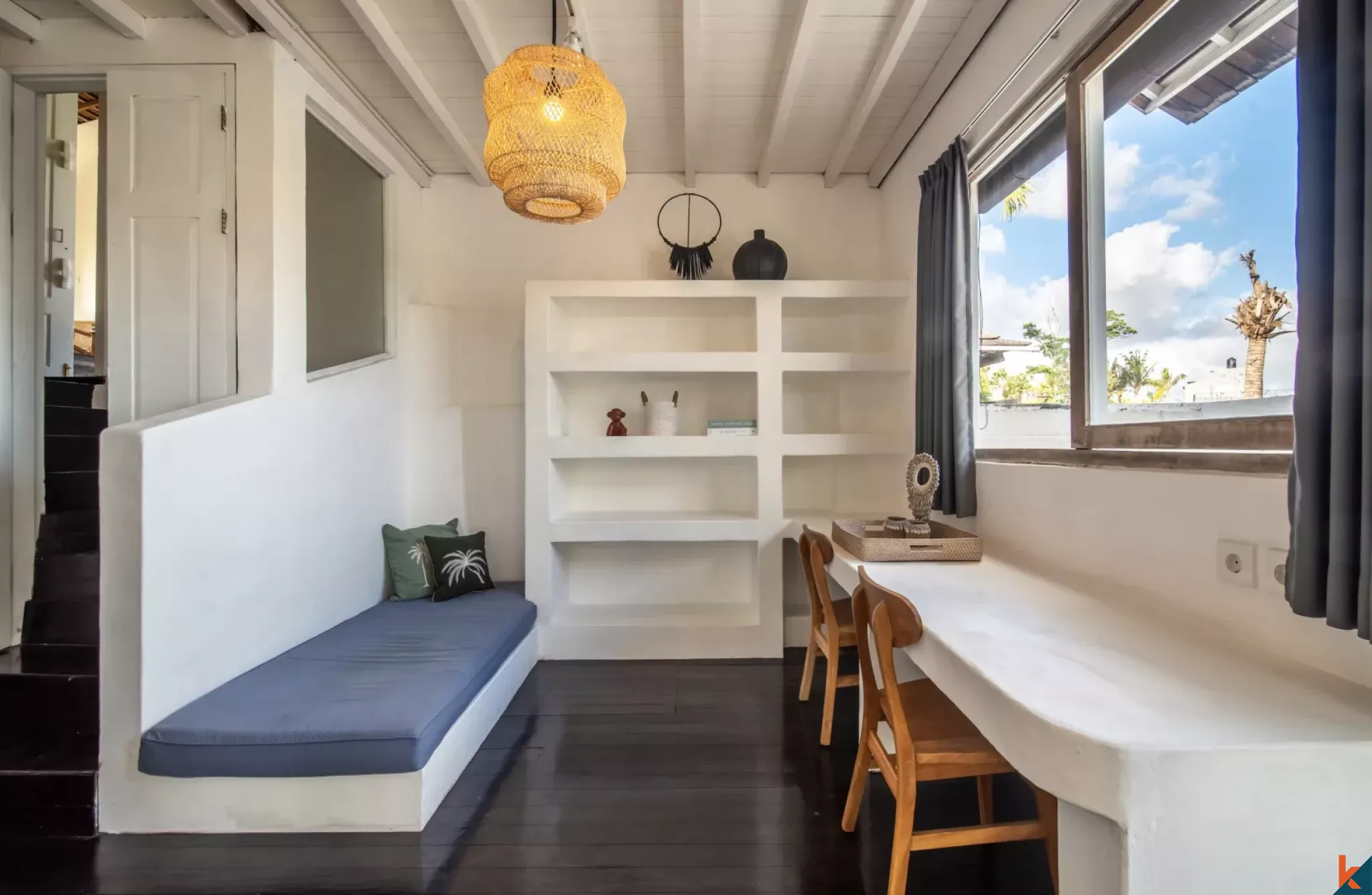 High-End Five Bedroom Leasehold Villa Overlooking Rice Fields in Berawa