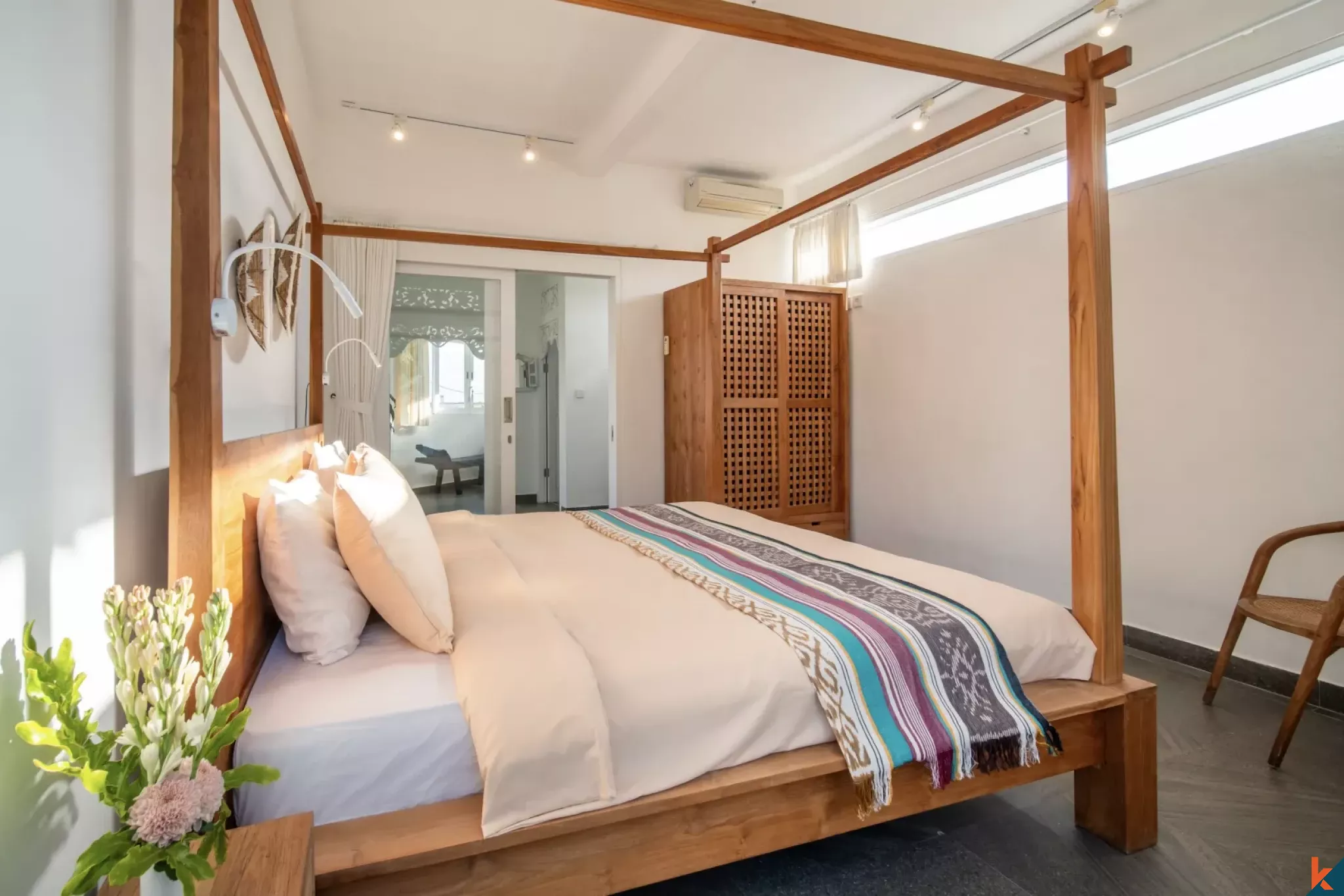 High-End Five Bedroom Leasehold Villa Overlooking Rice Fields in Berawa