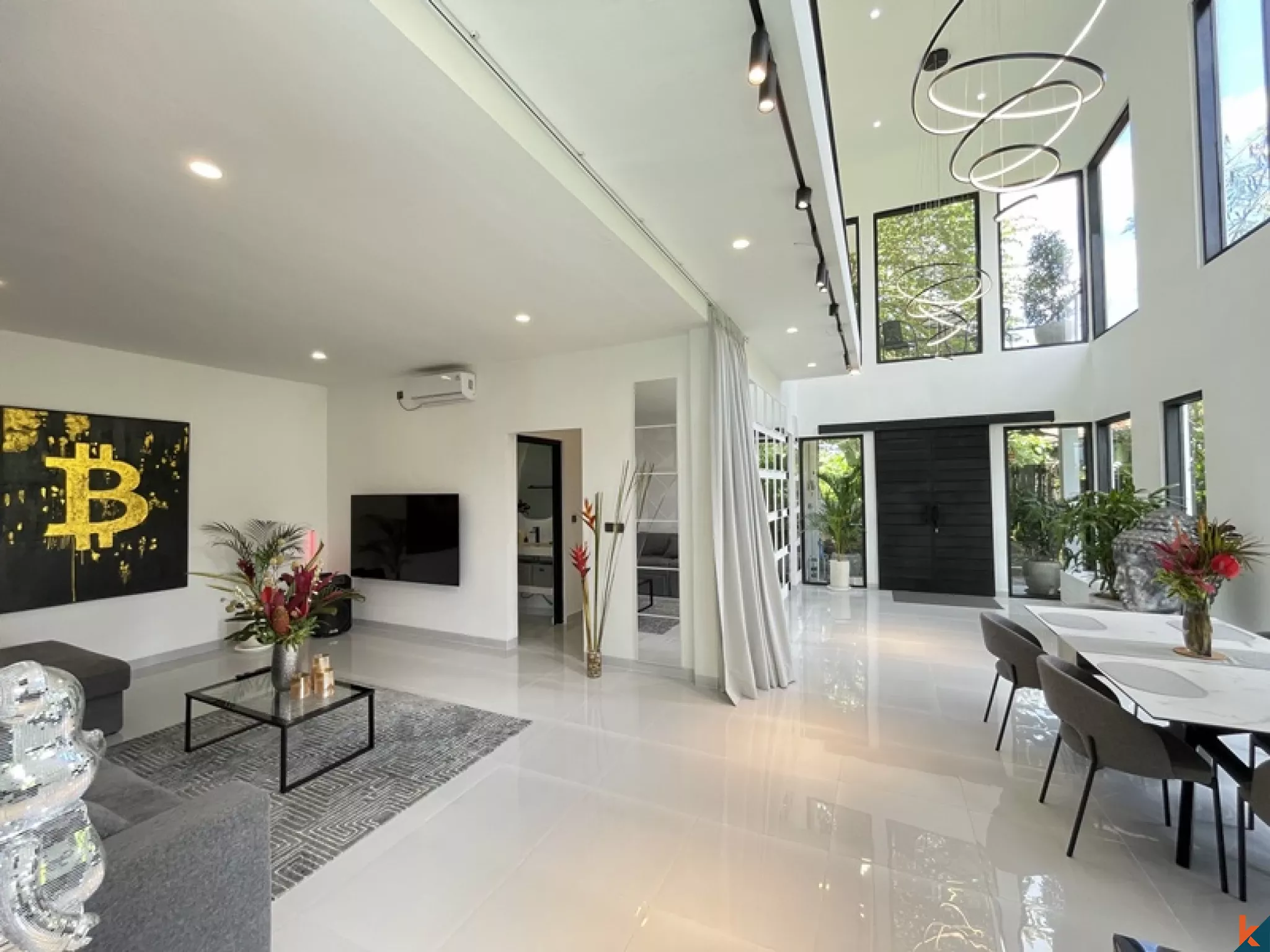 Hidden 2BR Modern Villa with Rooftop, Pool & Rice Field Views