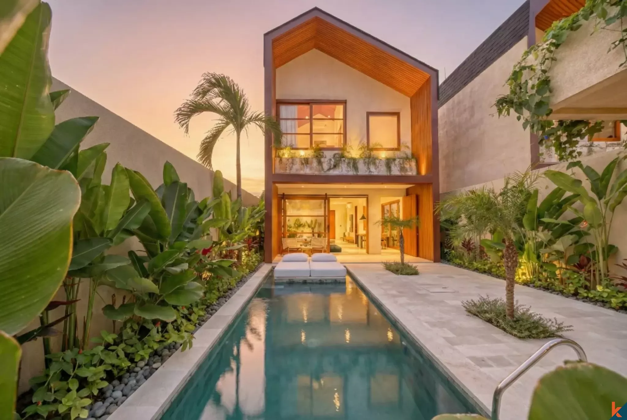 Modern two bedroom leasehold townhouse style properties in Melasti area near the beach