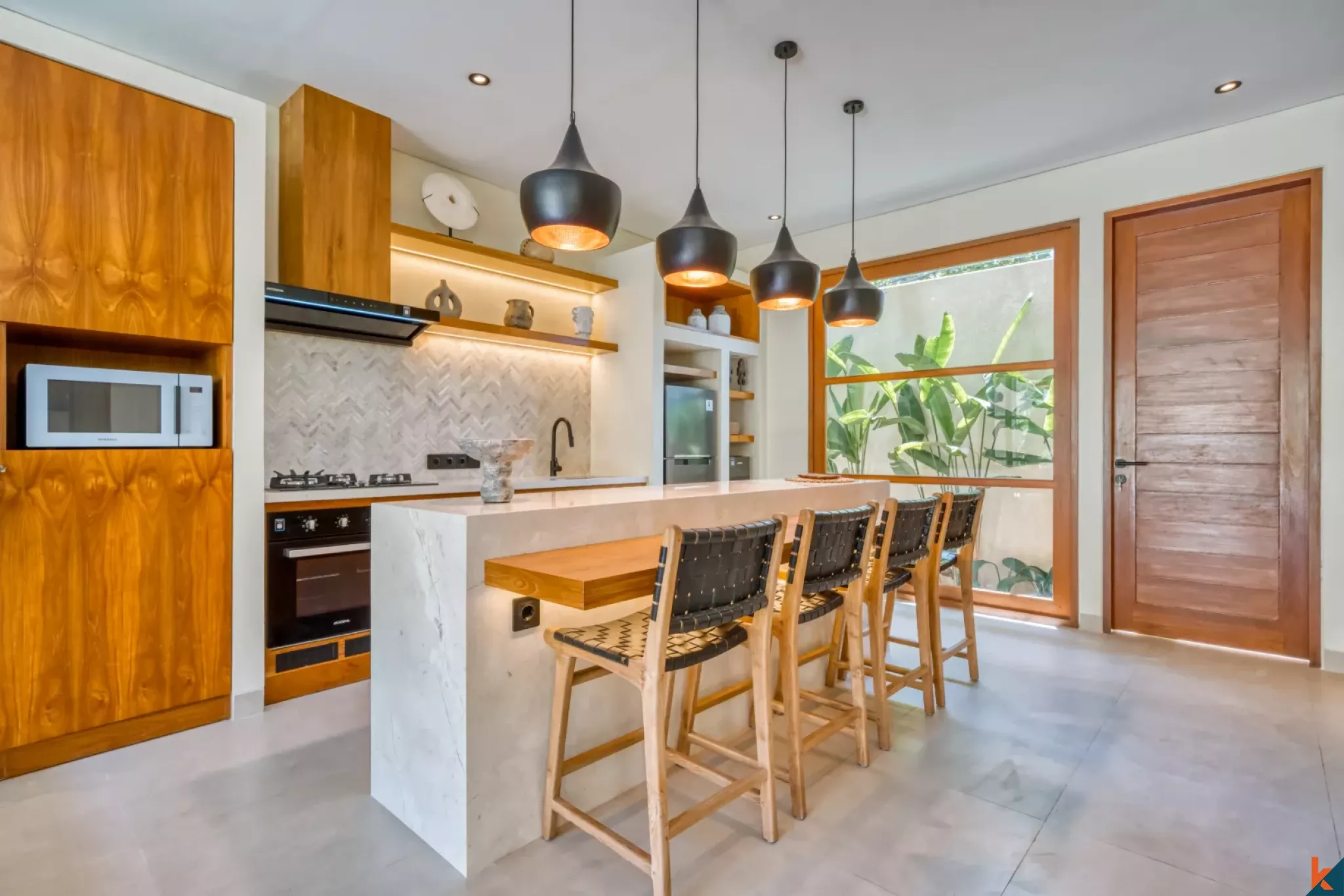 Modern two bedroom leasehold townhouse style properties in Melasti area near the beach