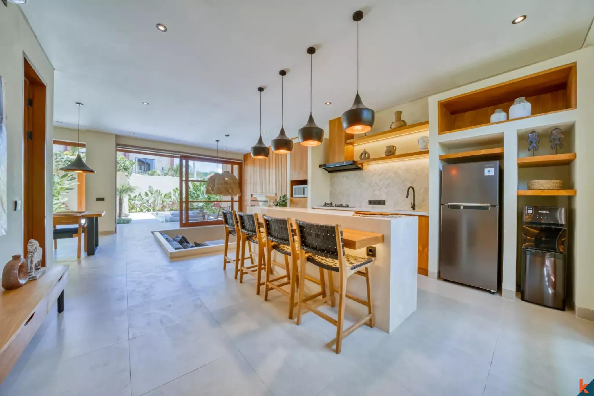 Modern two bedroom leasehold townhouse style properties in Melasti area near the beach