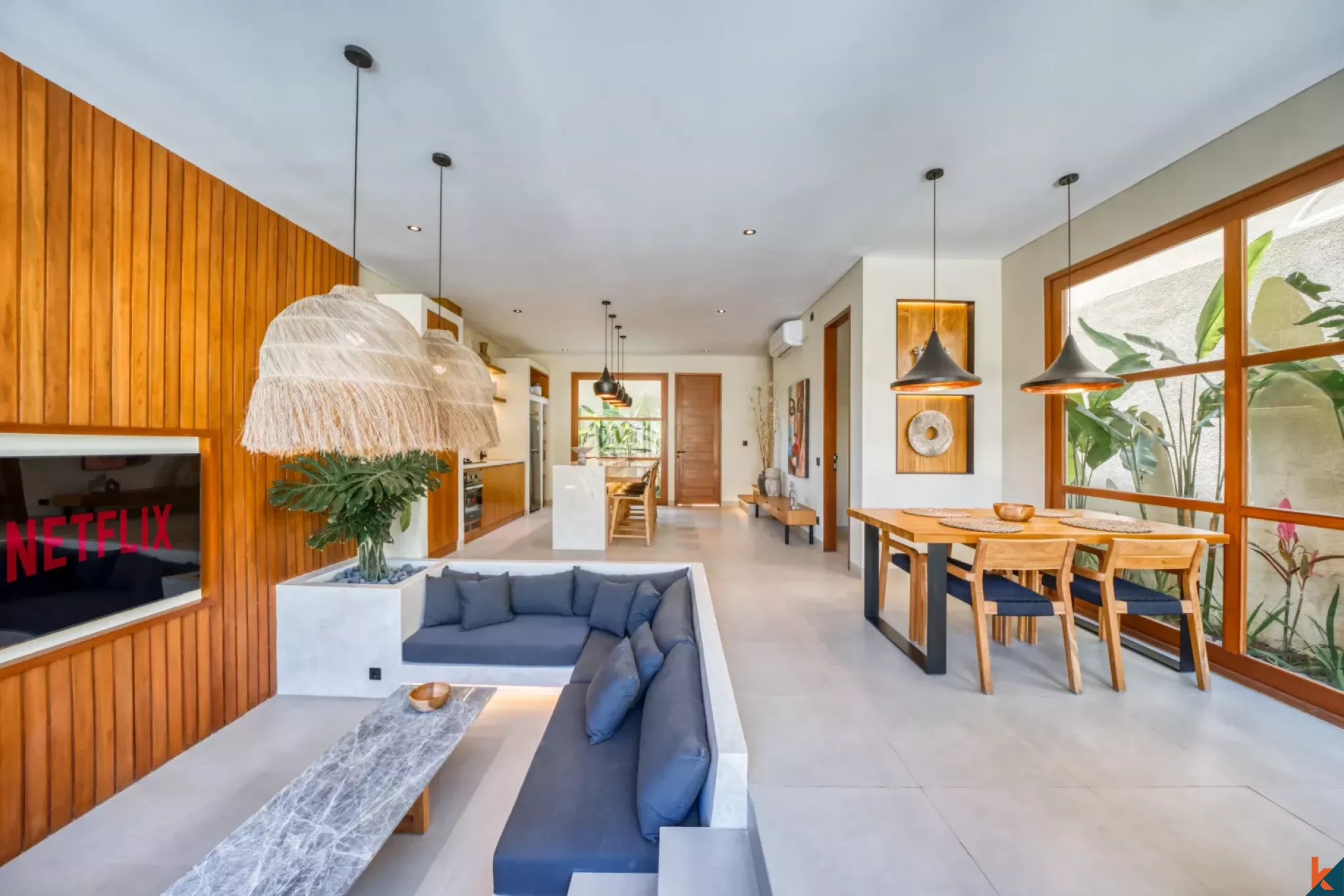 Modern two bedroom leasehold townhouse style properties in Melasti area near the beach