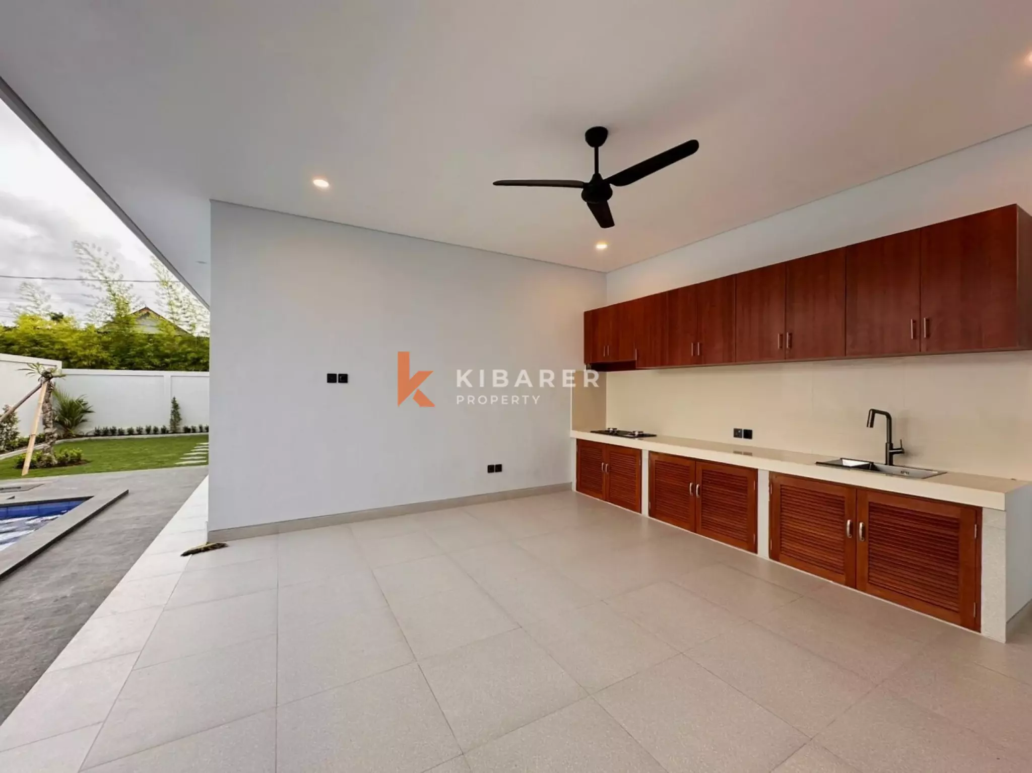 Bright and Spacious Three Bedroom Unfurnished Villa in Umalas