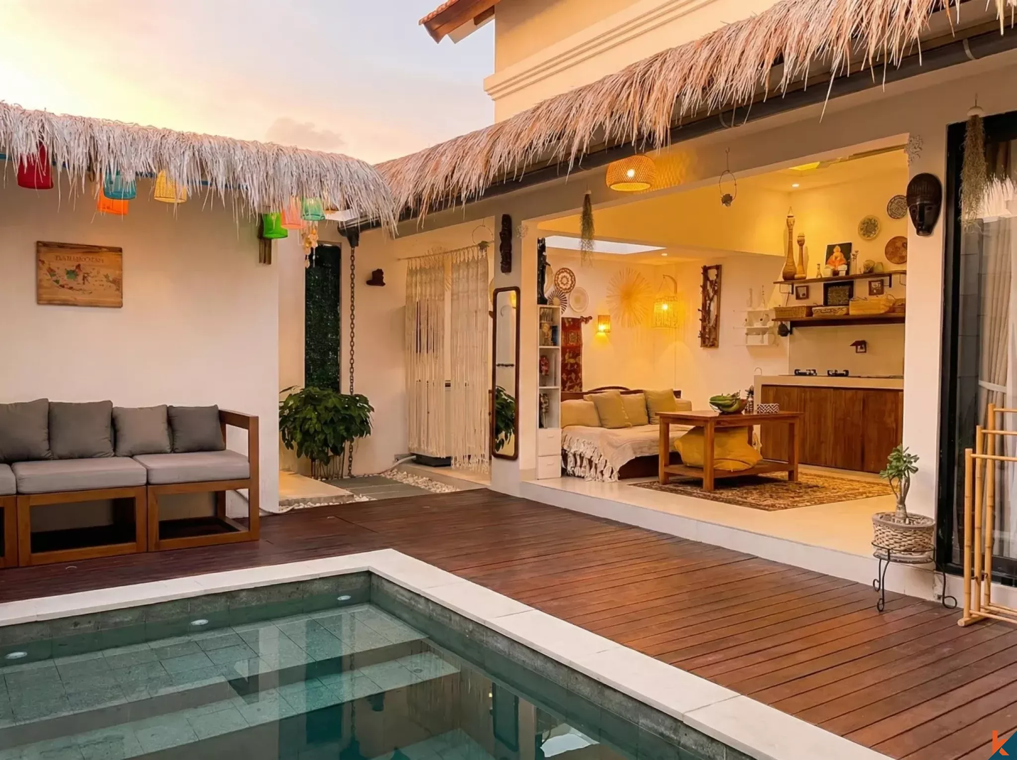 Properti sewa baru yang menawan dengan dua kamar tidur di Seminyak - Kunti II