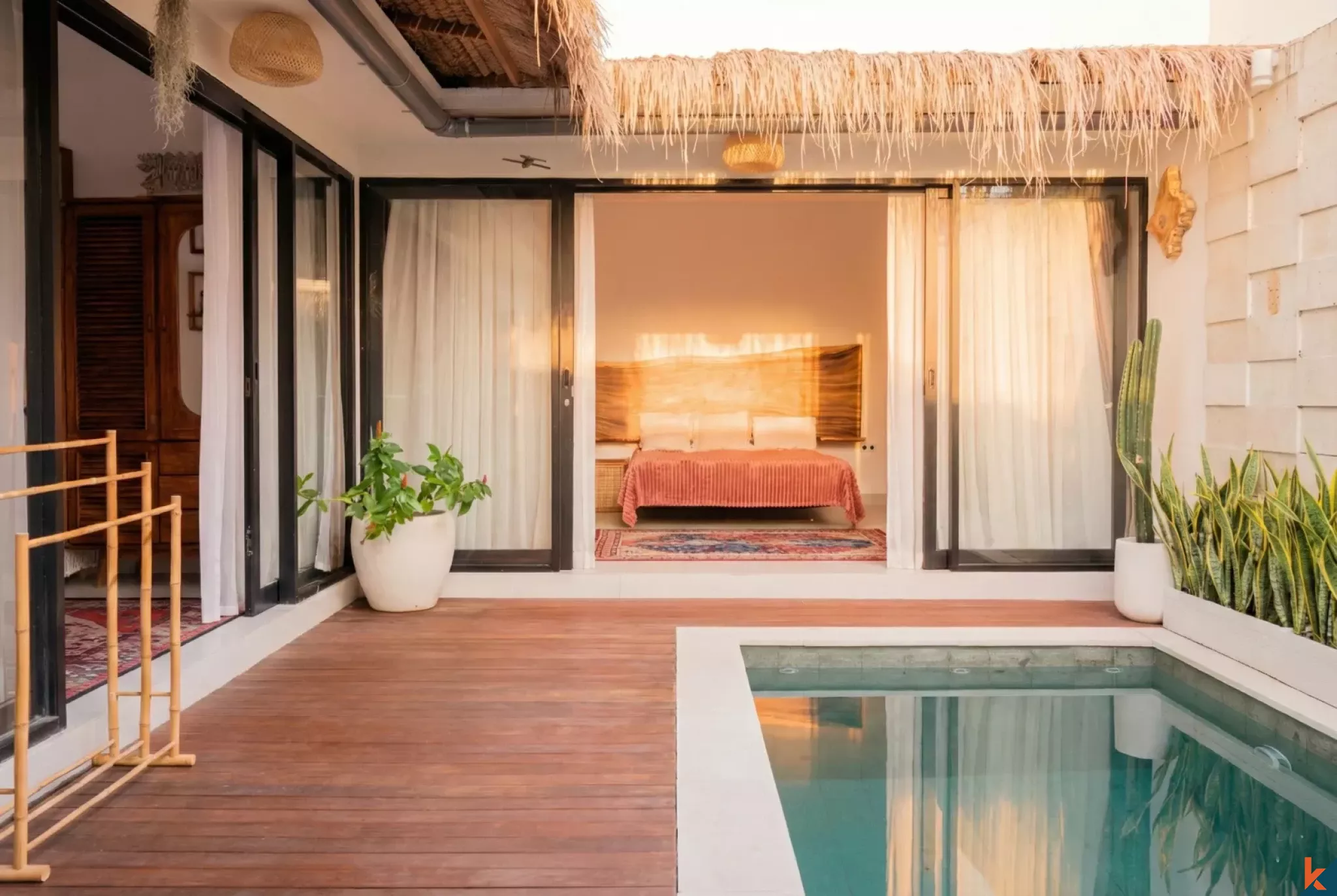 Properti sewa baru yang menawan dengan dua kamar tidur di Seminyak - Kunti II