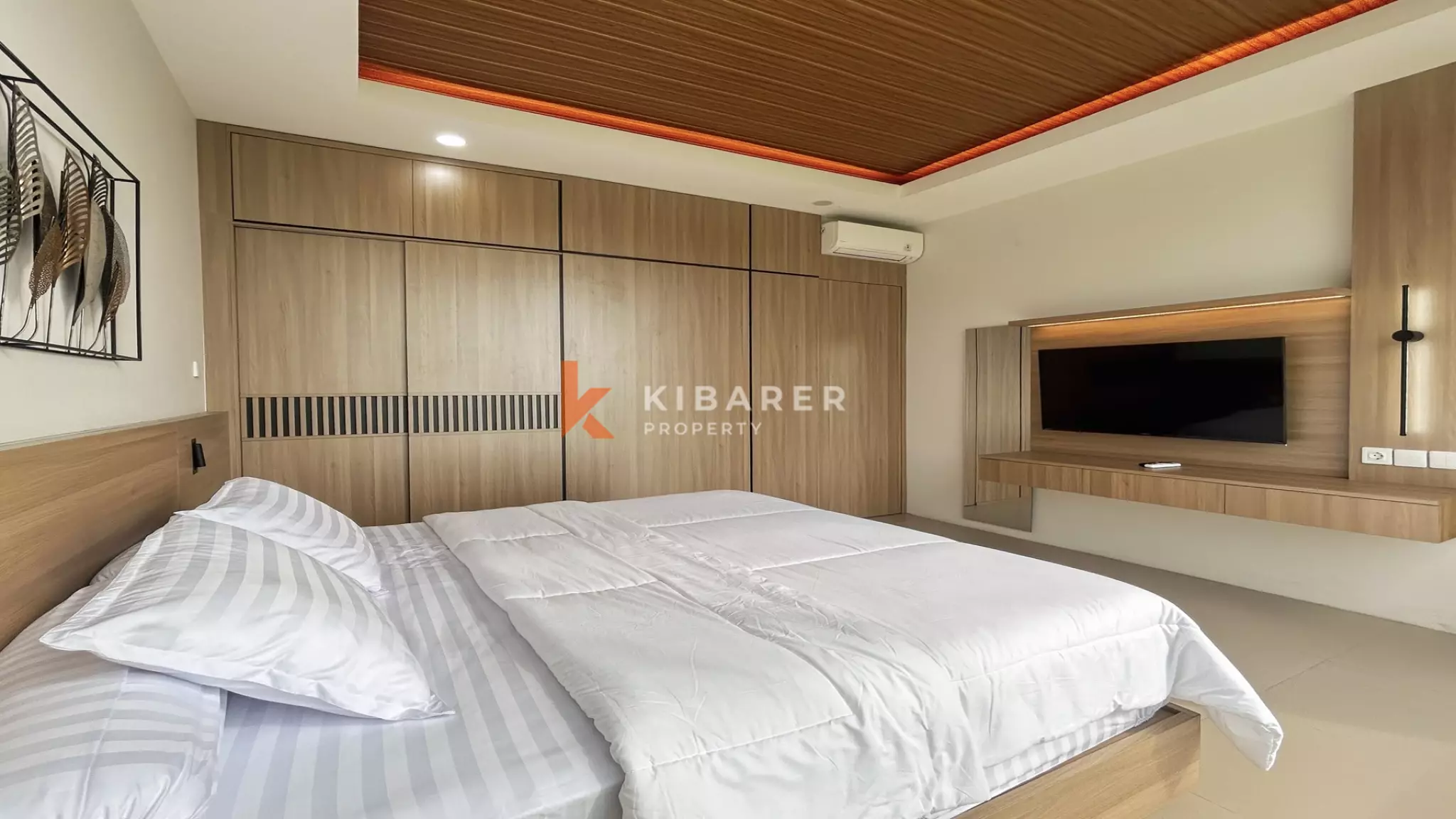 Breezy Minimalist Two-Bedroom Open-Air Villa with Tranquil Views in Kedungu