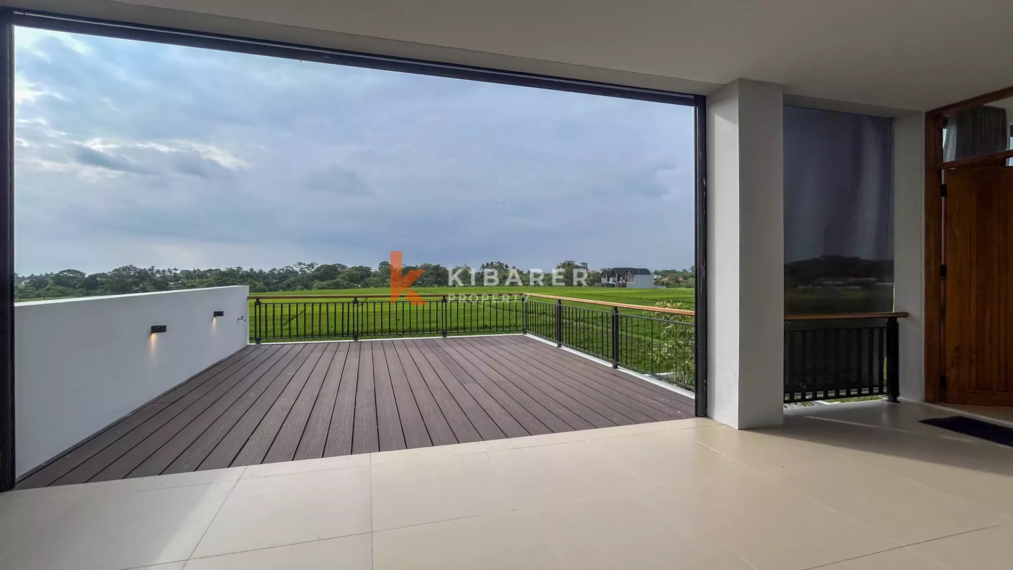 Breezy Minimalist Two-Bedroom Open-Air Villa with Tranquil Views in Kedungu