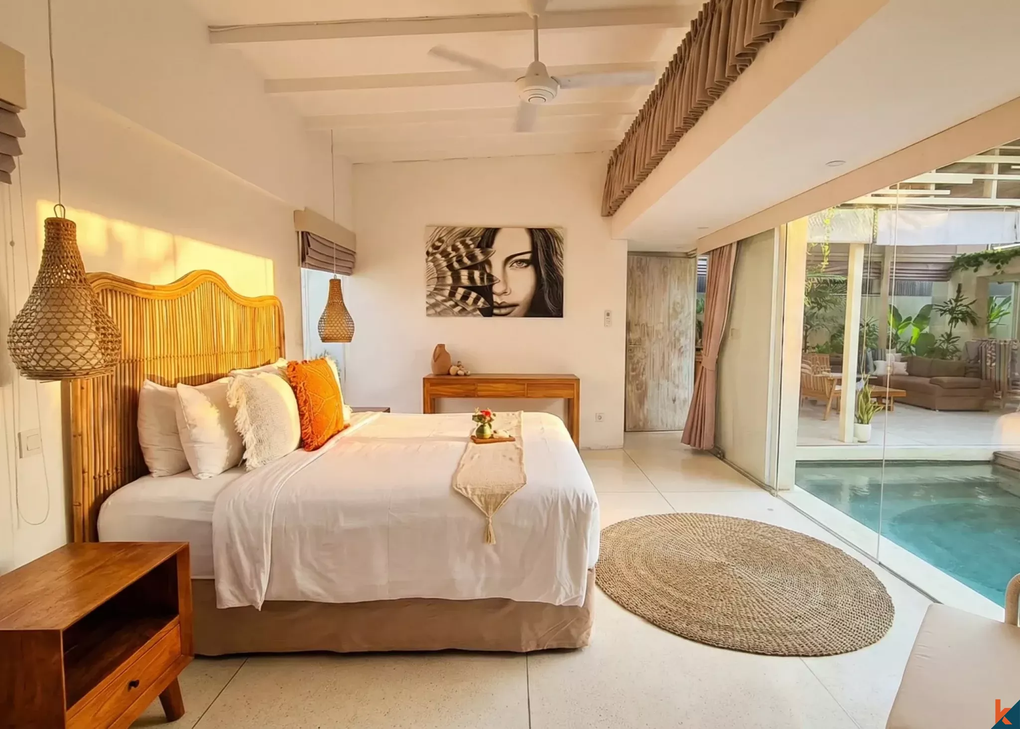 Two bedroom ROI leasehold property near Batu Bolong Beach