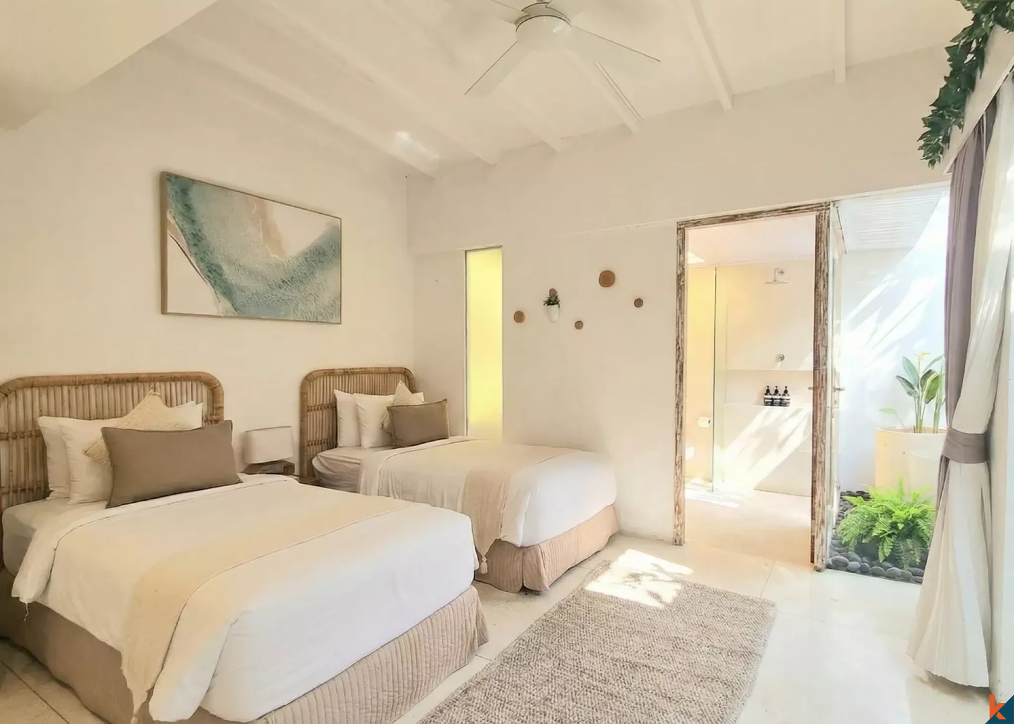 Two bedroom ROI leasehold property near Batu Bolong Beach