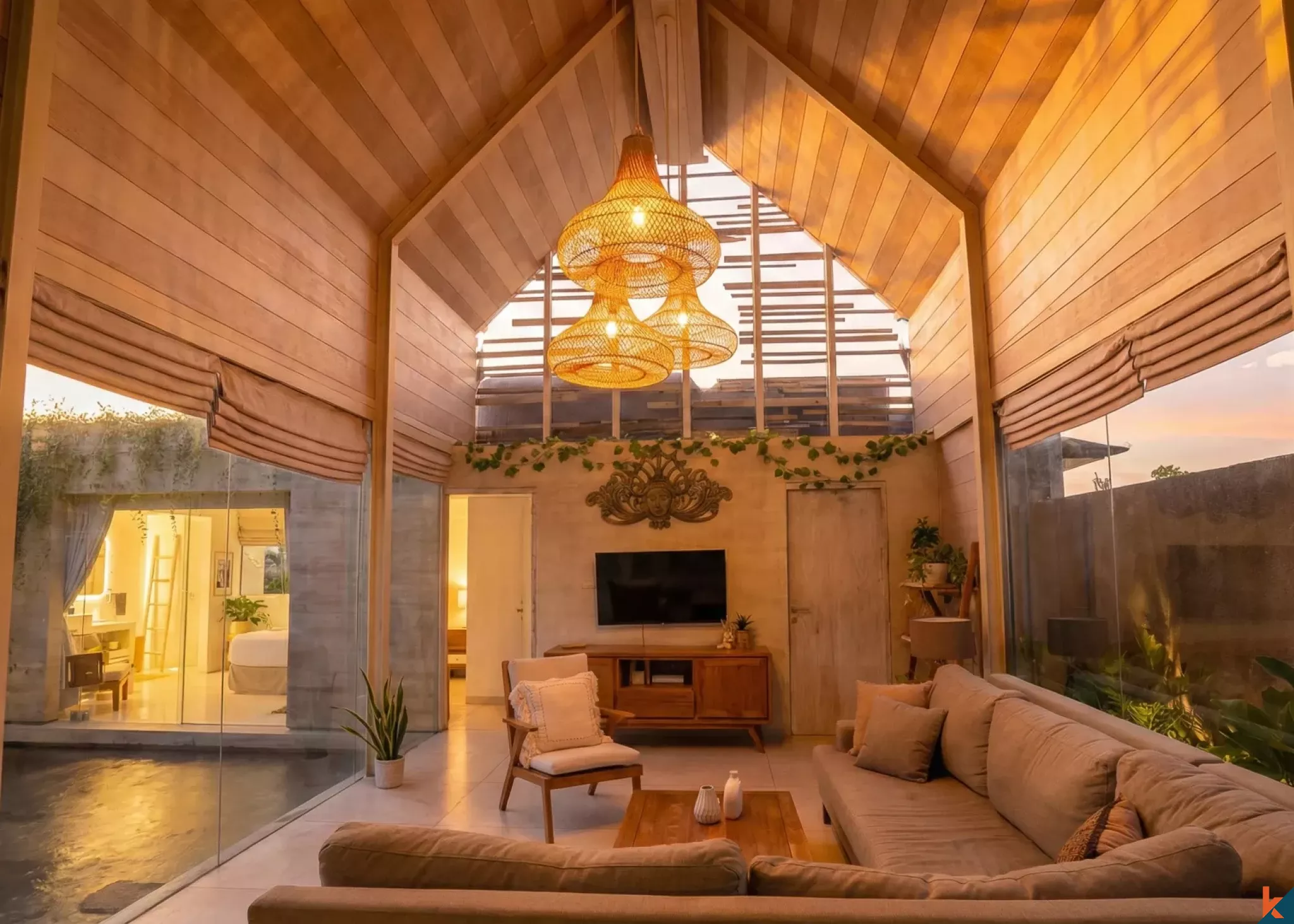 Two bedroom ROI leasehold property near Batu Bolong Beach