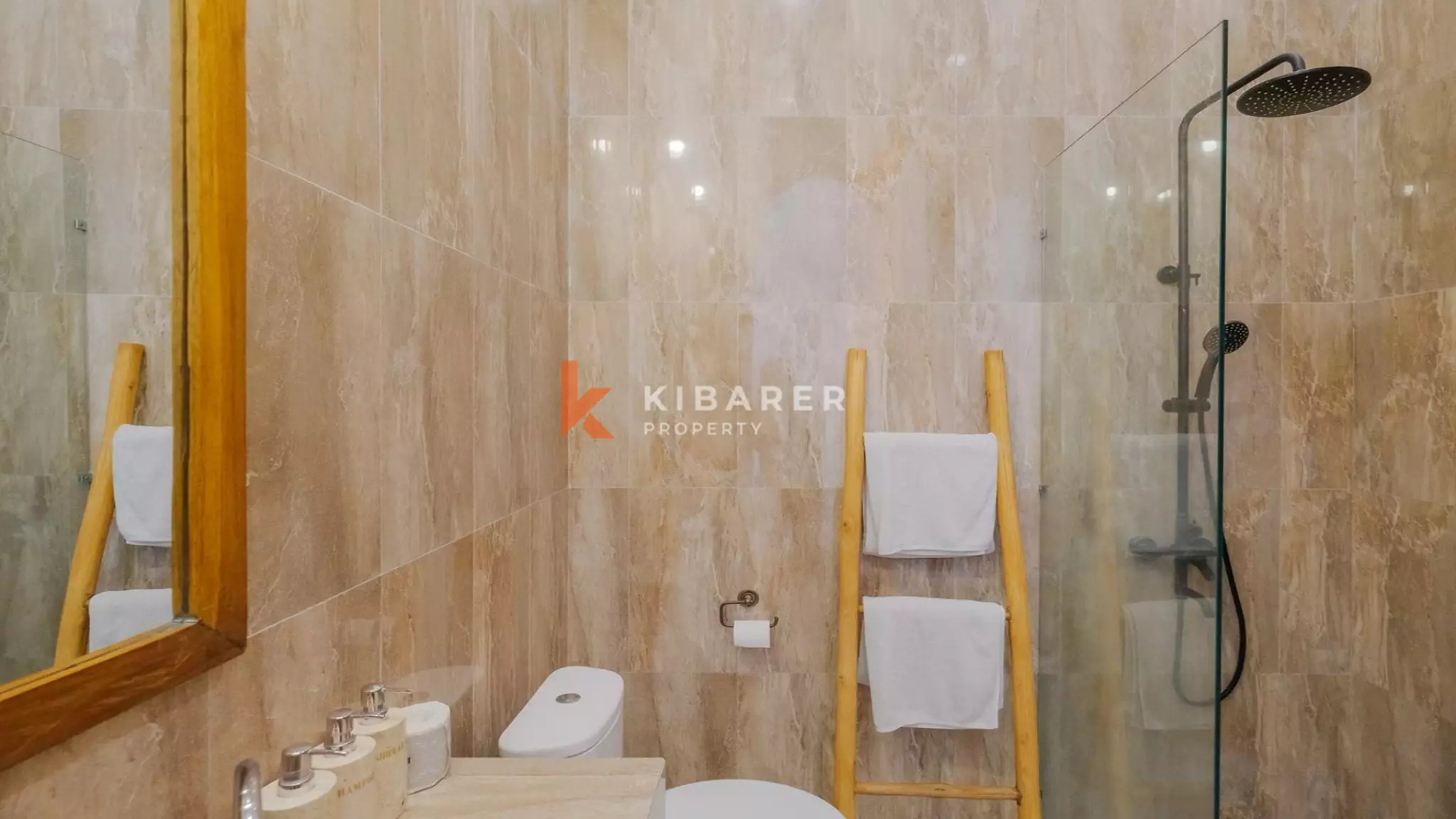 Modern Mediterranean Three-Bedroom Pool Villa in Prime Berawa Location