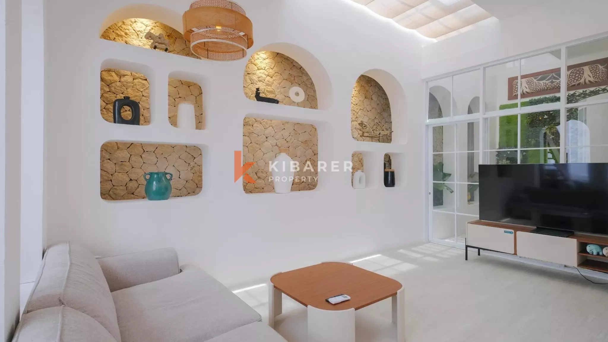 Modern Mediterranean Three-Bedroom Pool Villa in Prime Berawa Location