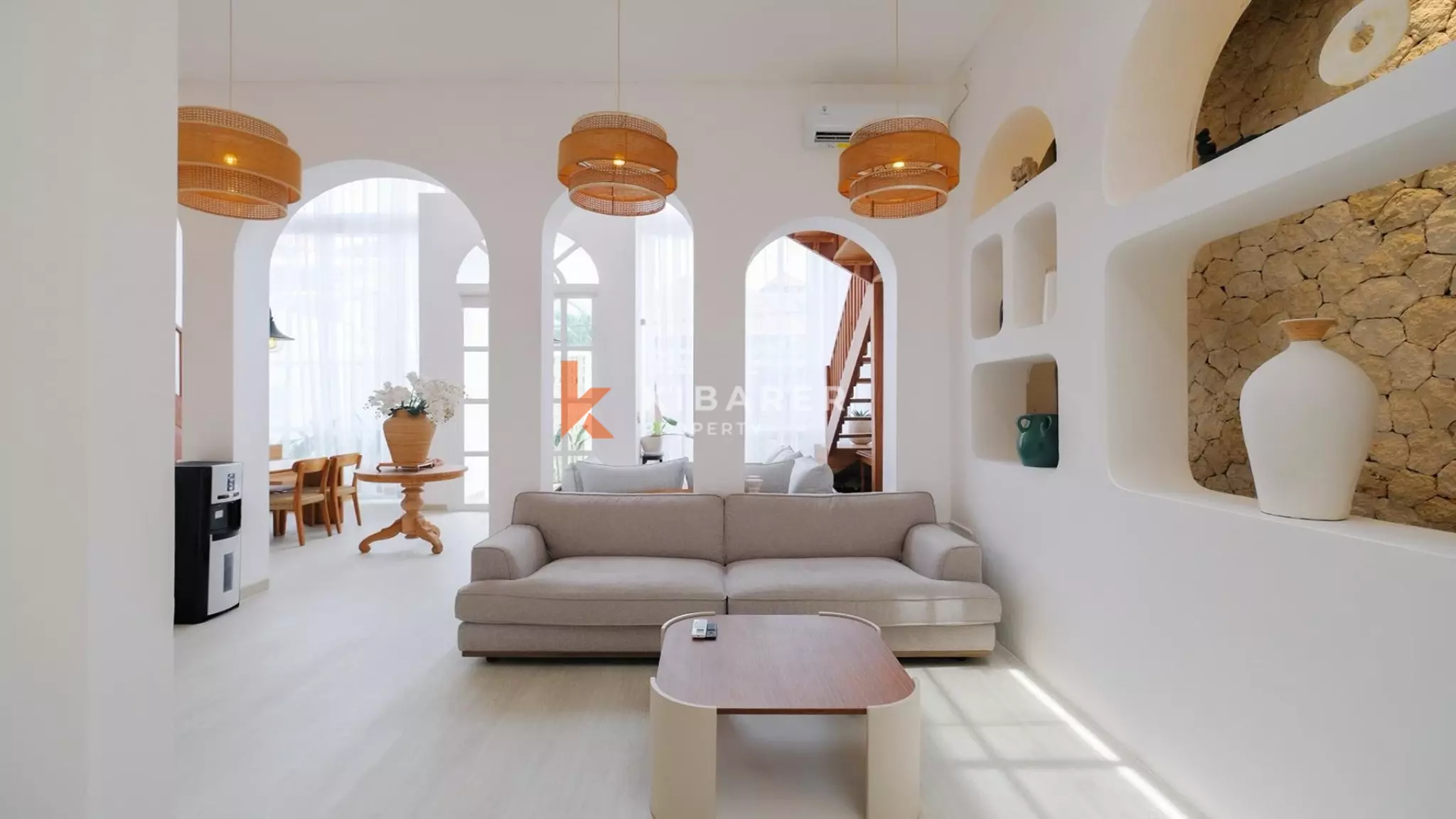 Modern Mediterranean Three-Bedroom Pool Villa in Prime Berawa Location