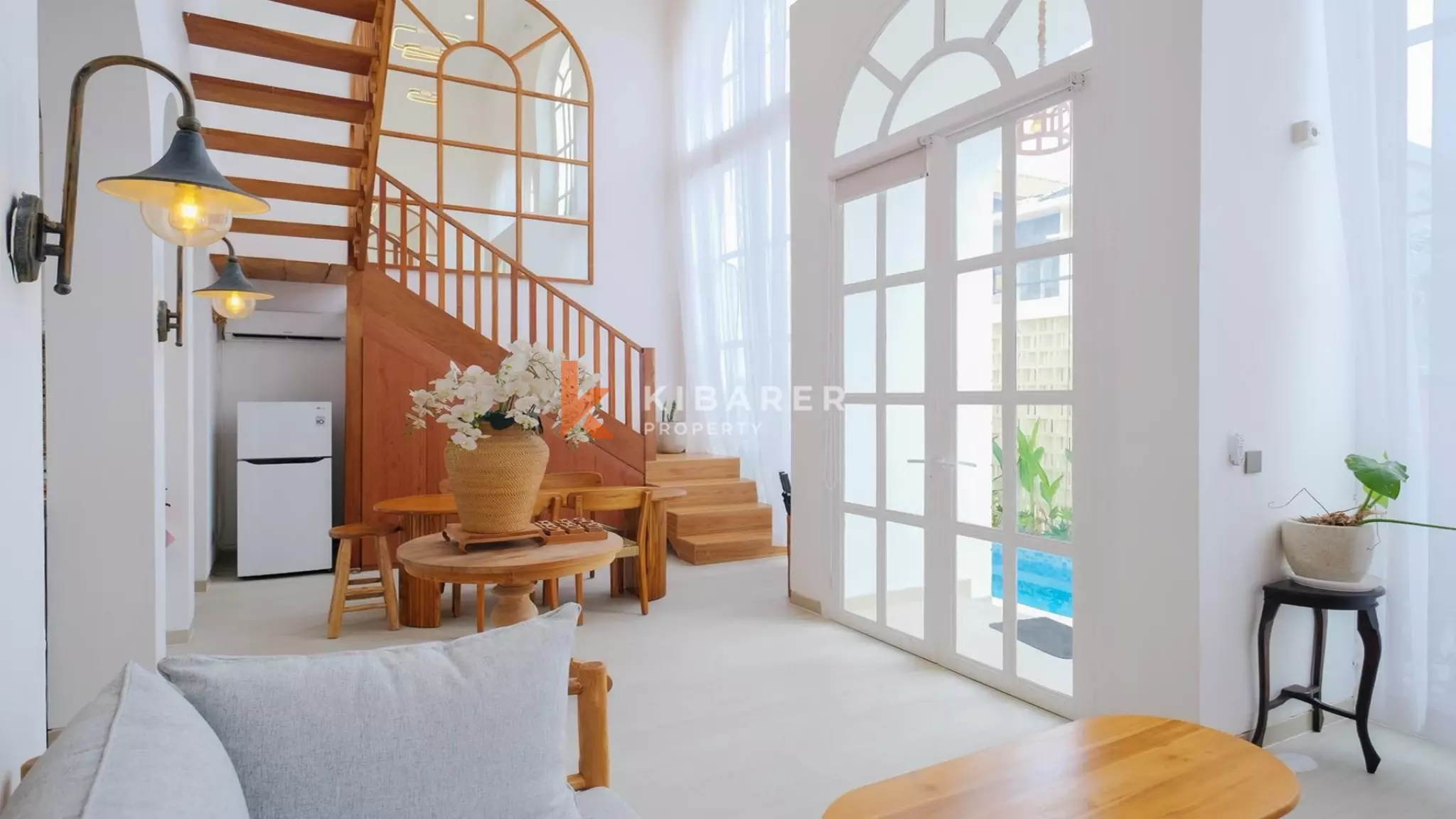 Modern Mediterranean Three-Bedroom Pool Villa in Prime Berawa Location